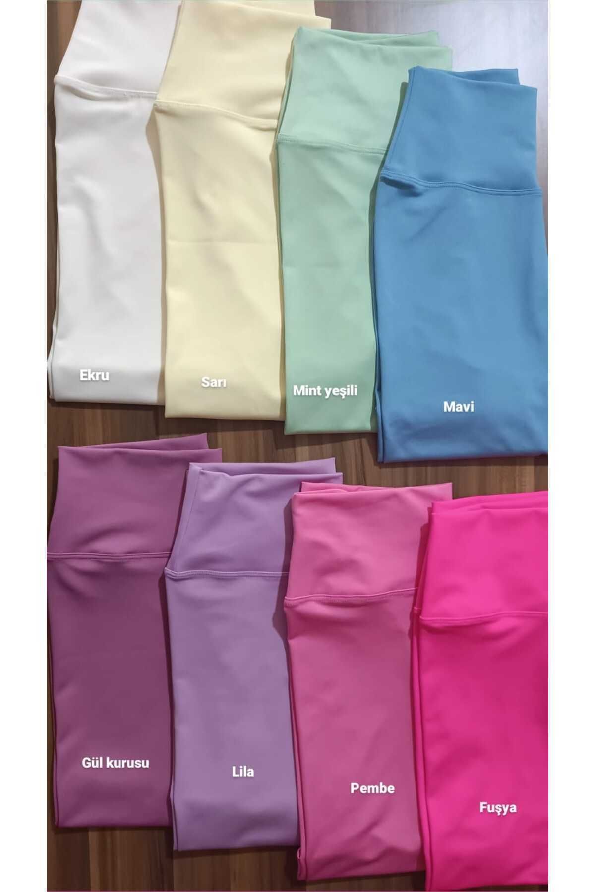 ayşem butik Kadın Ekru Spor Şort Yüksek Bel Sıkılaştırıcı Dalgıç Tayt