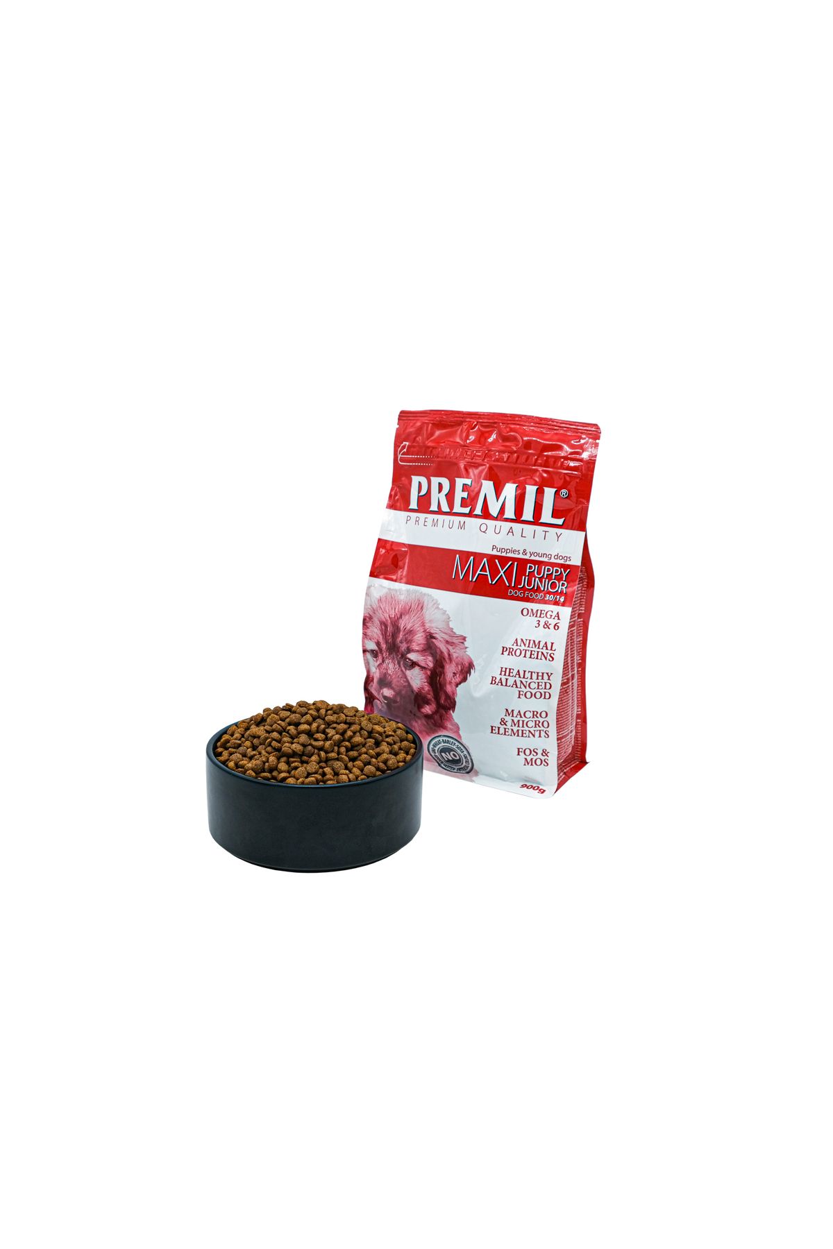 Premil Hrana Uscata Premium Pentru Catei De Talie Mare, Maxi Puppy Junior 12kg - One Size