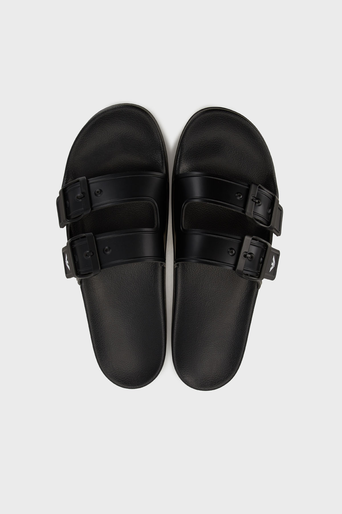 Emporio Armani-Double Banded Logo Slippers Unisex Slippers Xvps13 Xr275 K485 4