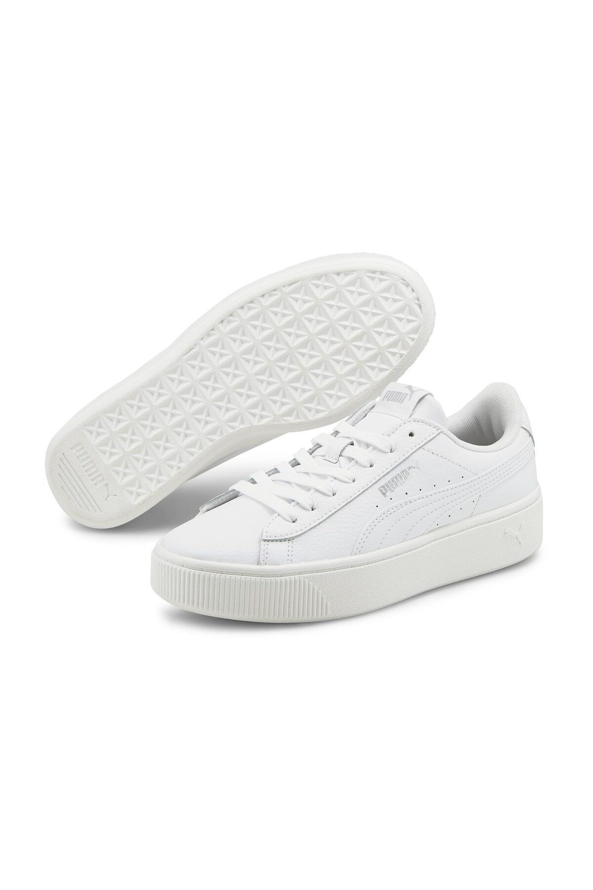 Puma-Vikky Stacked L - White Women's Sneaker 8