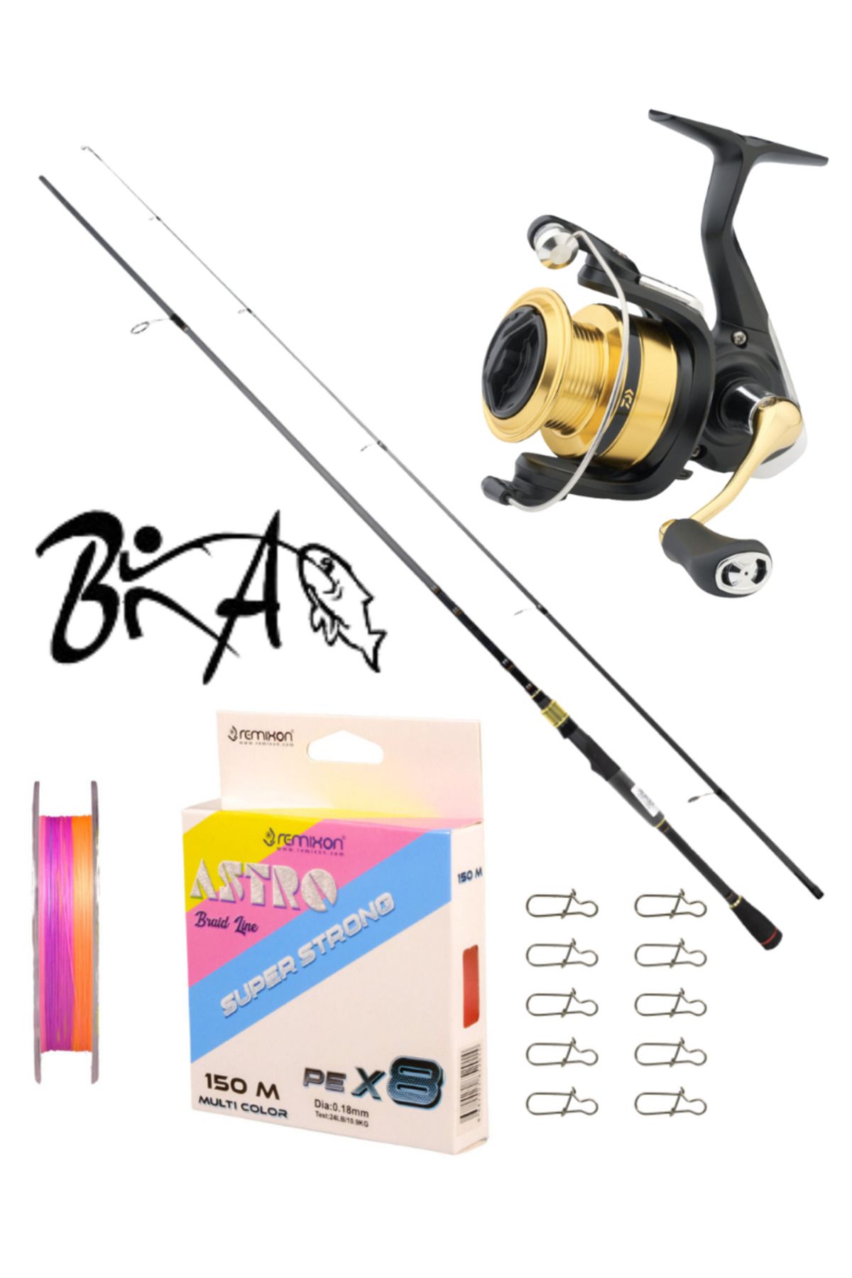 daiwa DAİWA RS PROFESYONEL SPİN SETİ OLTA TAKIMI