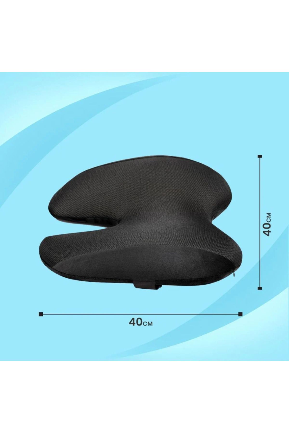 Comfort Experts-Memory Foam lumbar Support Cushion- Back Support Chusion for Traveling & Office use 1