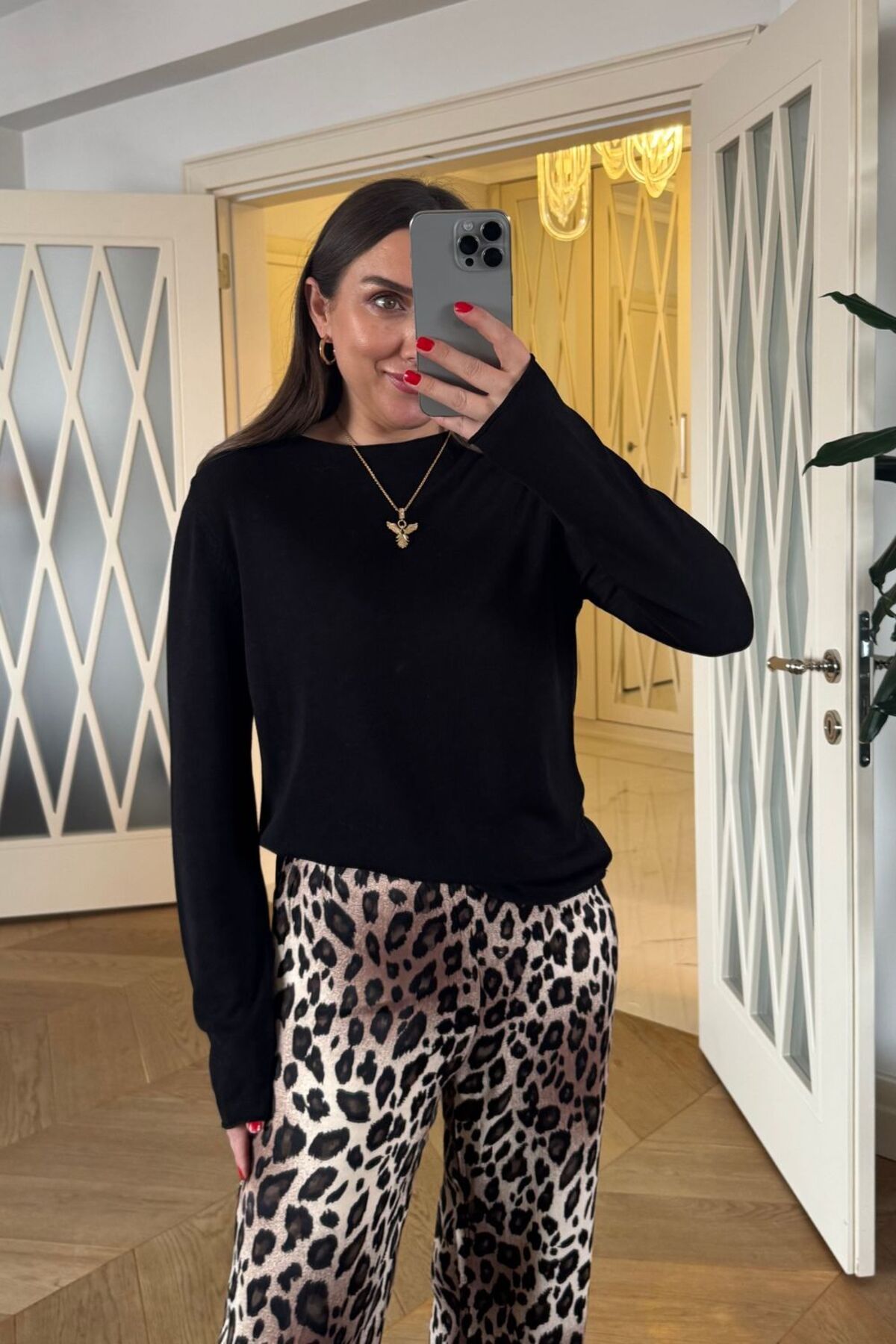 Tuba Butik-Crew Neck Basic Thin Knitwear Women's Sweater 3