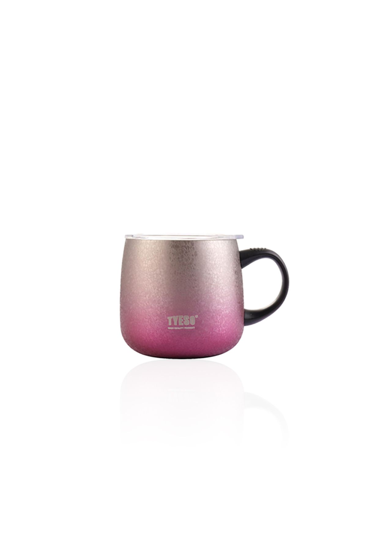 Tyeso NAPOLİ MUG VAKUMLU PASLANMAZ ÇİFT DUVARLI TERMAL KAPAKLI 355ML