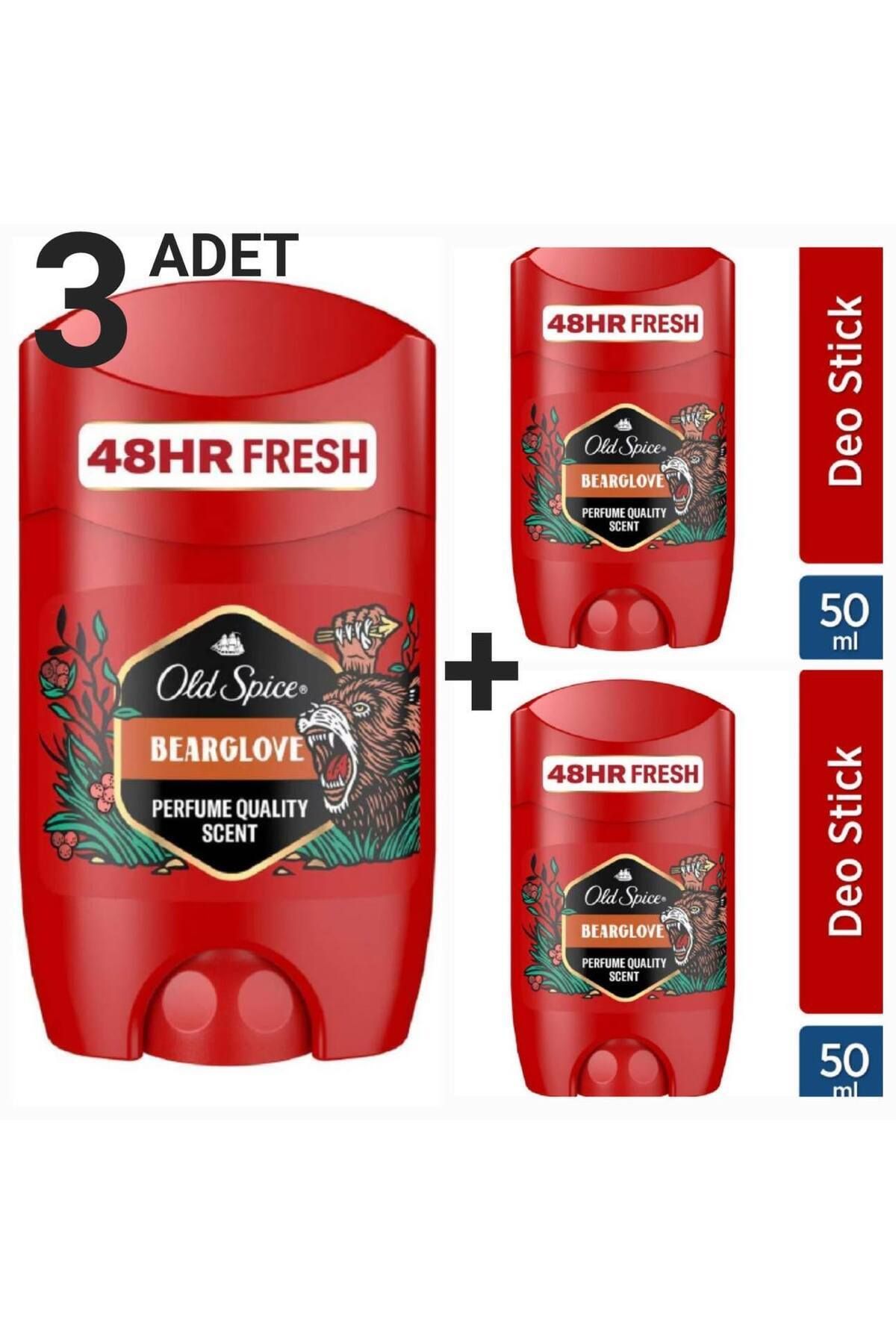 دئودورانت اولد اسپایس OLDSPİCEBEAR3LÜSTİCK 89479