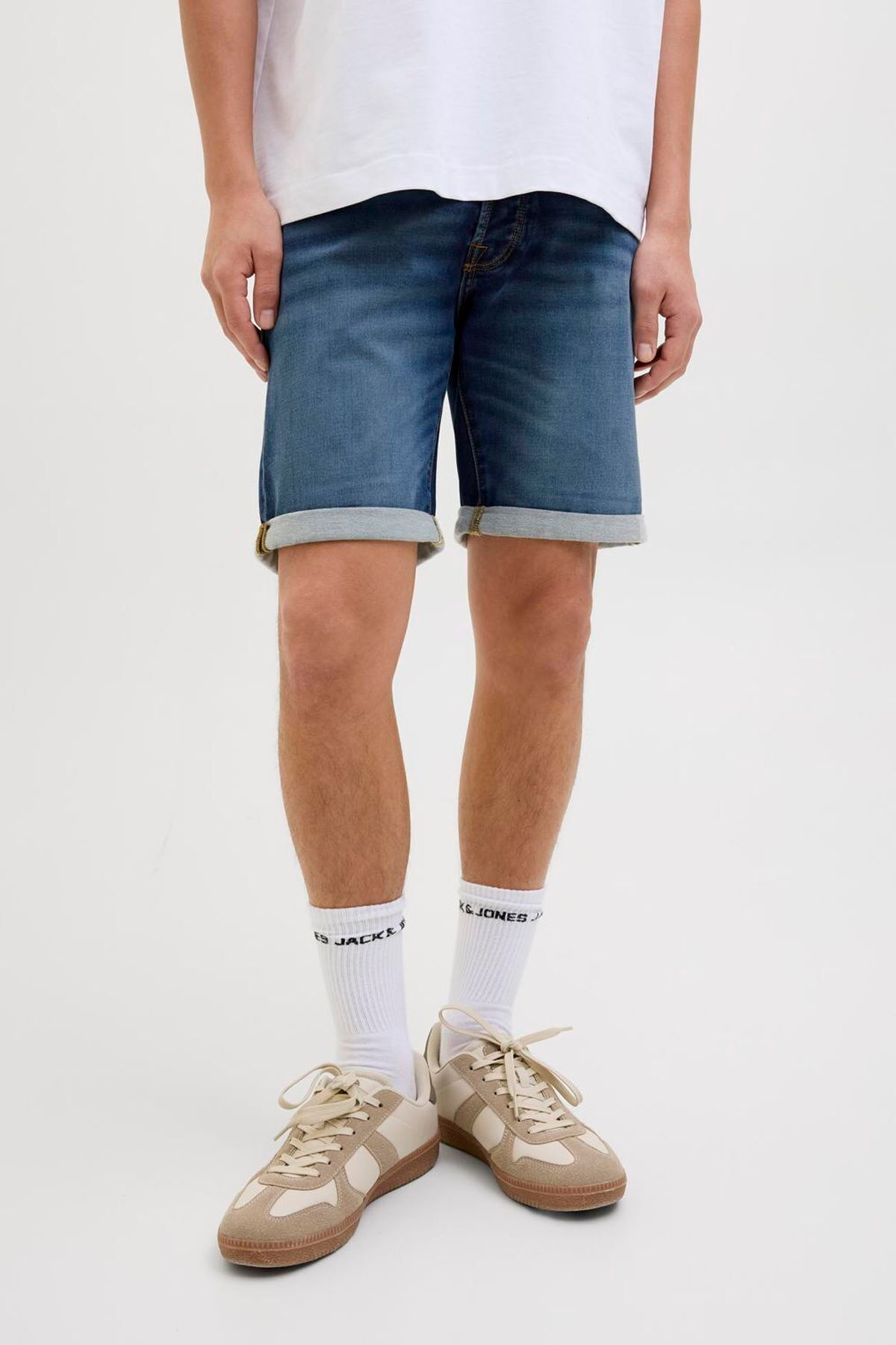 شلوارک مردانه راسته فاق نرمال | جک اند جونز Jack & Jones 12269605 - تصویر 4