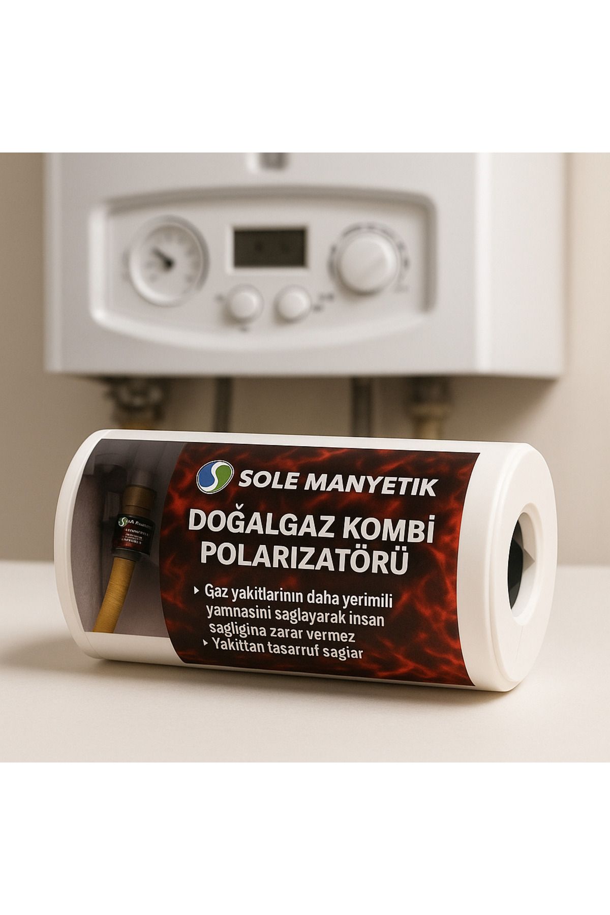 Sole Manyetik Doğalgaz Tasarruf Cihazı Polarizatör