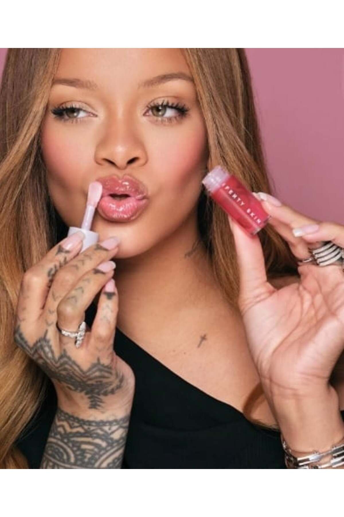 FENTY BEAUTY-Moisturizing oil with jojoba oil for dry lips, Fenty, Treatz, Dragon Fruit, 5.6 ml 4