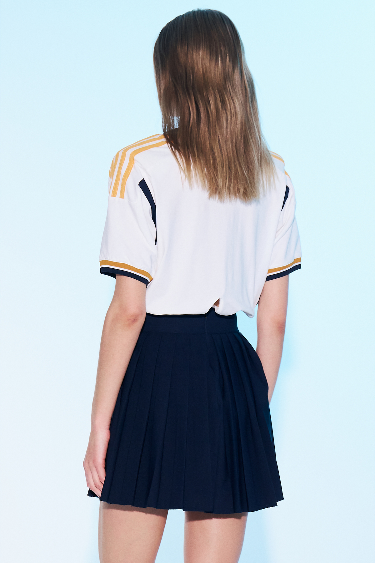 Sagaza Studio  Ss6023 Emanuela Pileli Etekli Mini Elbise - Görsel 7