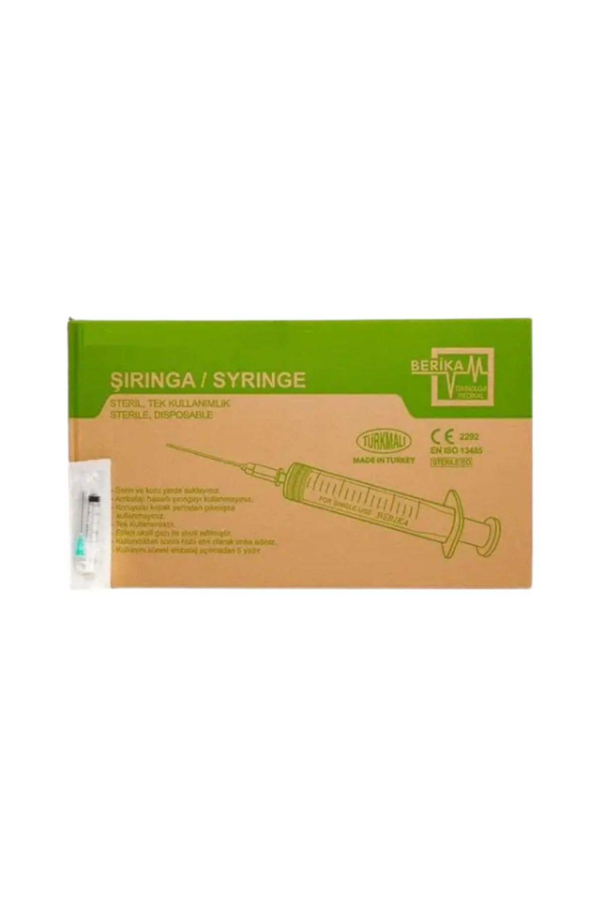 Ditok Dental Berika 2 Ml Dental Enjektör 220 Adet 0.40 X 40 Mm Kilitli