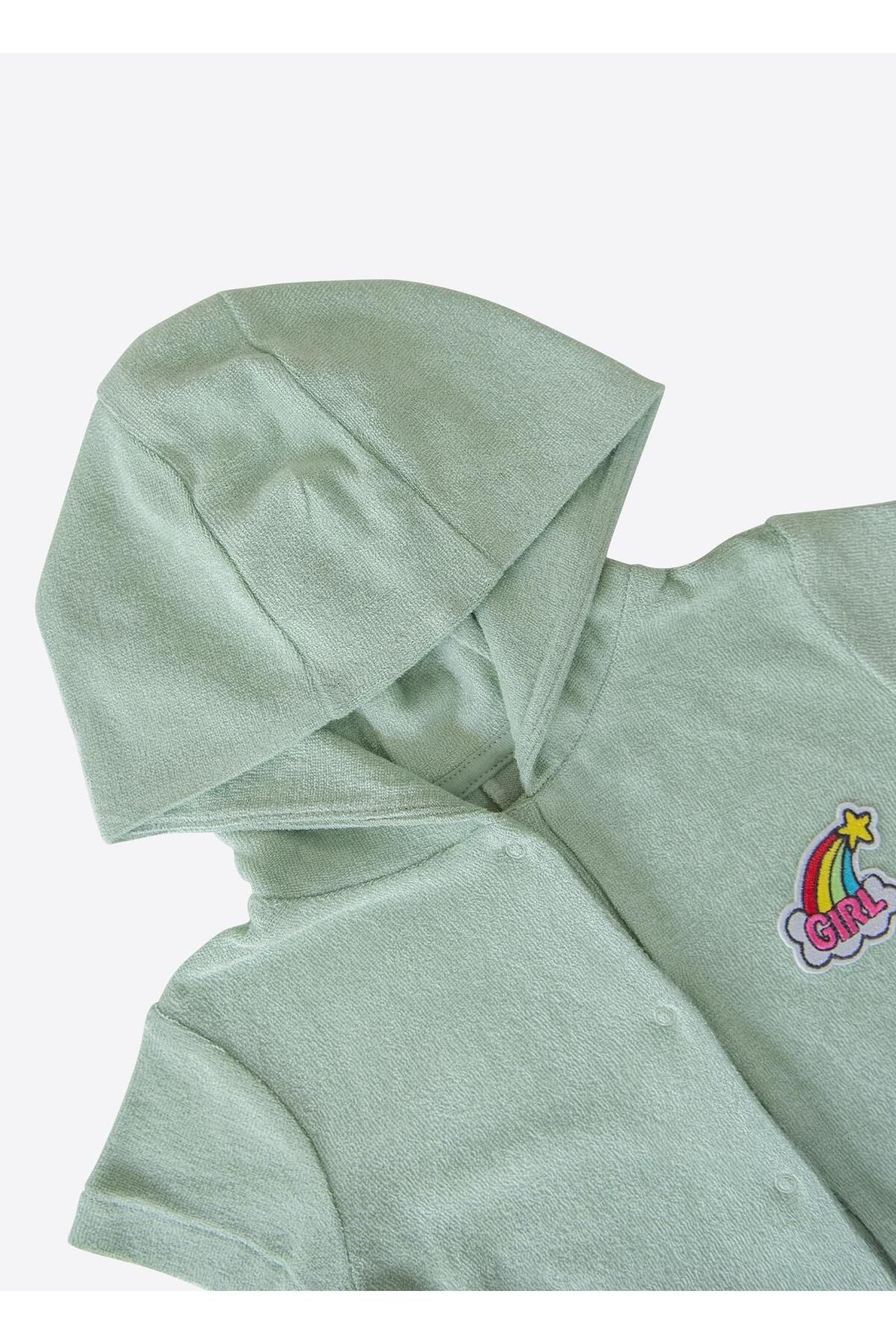 kitikate-Organic Girl Towel Beach Dress Green Pareo 3