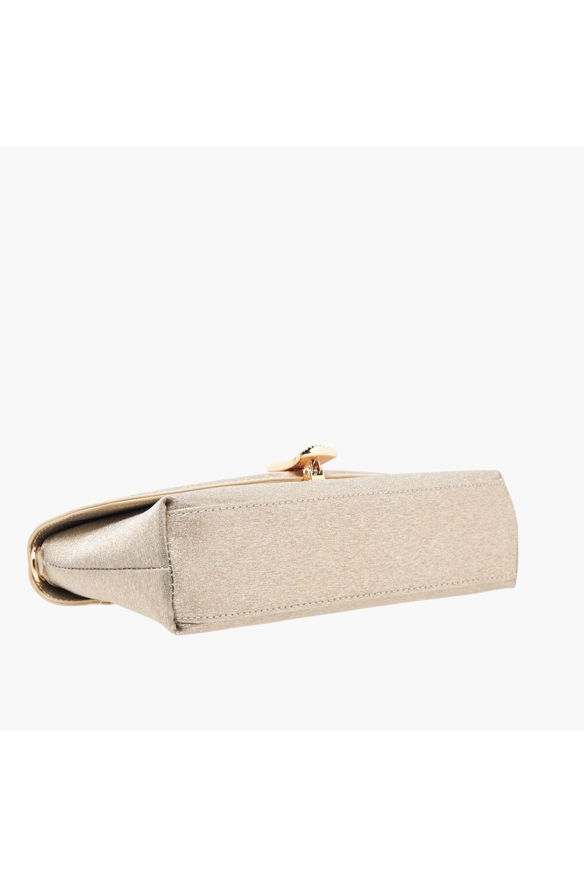 Flora Bella by Shoexpress-Textured Crossbody Bag with Detachable Strap and Flap Closure 5
