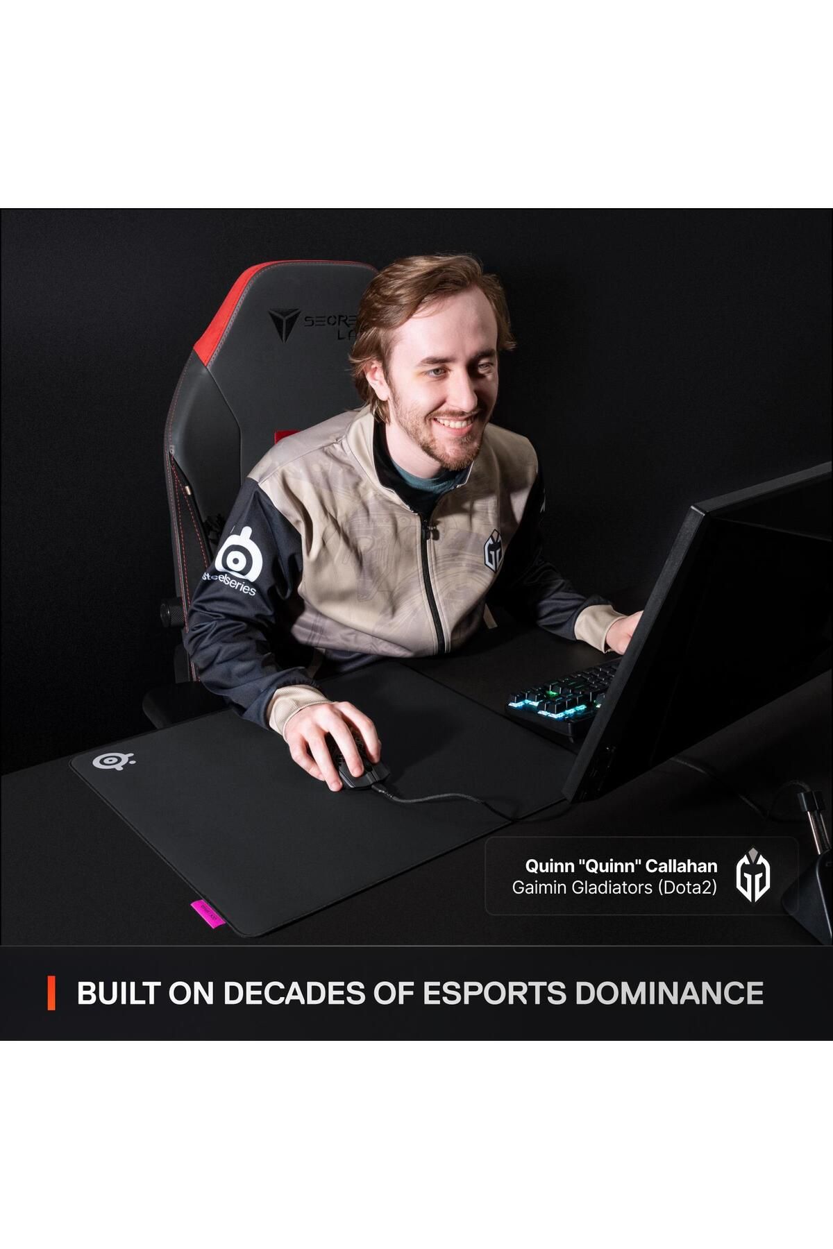 SteelSeries-لوحة ماوس الألعاب Qck Xlarge ذات الأداء السريع 8