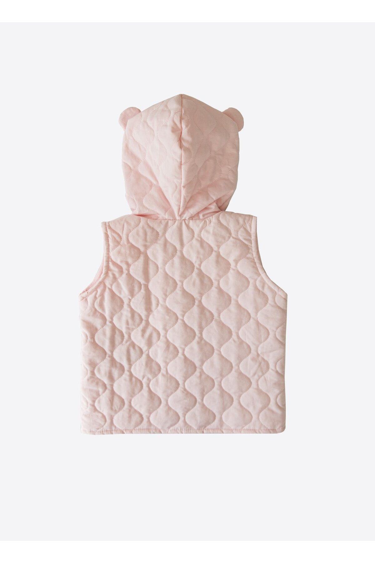 kitikate-Quilted Vest Pink 2