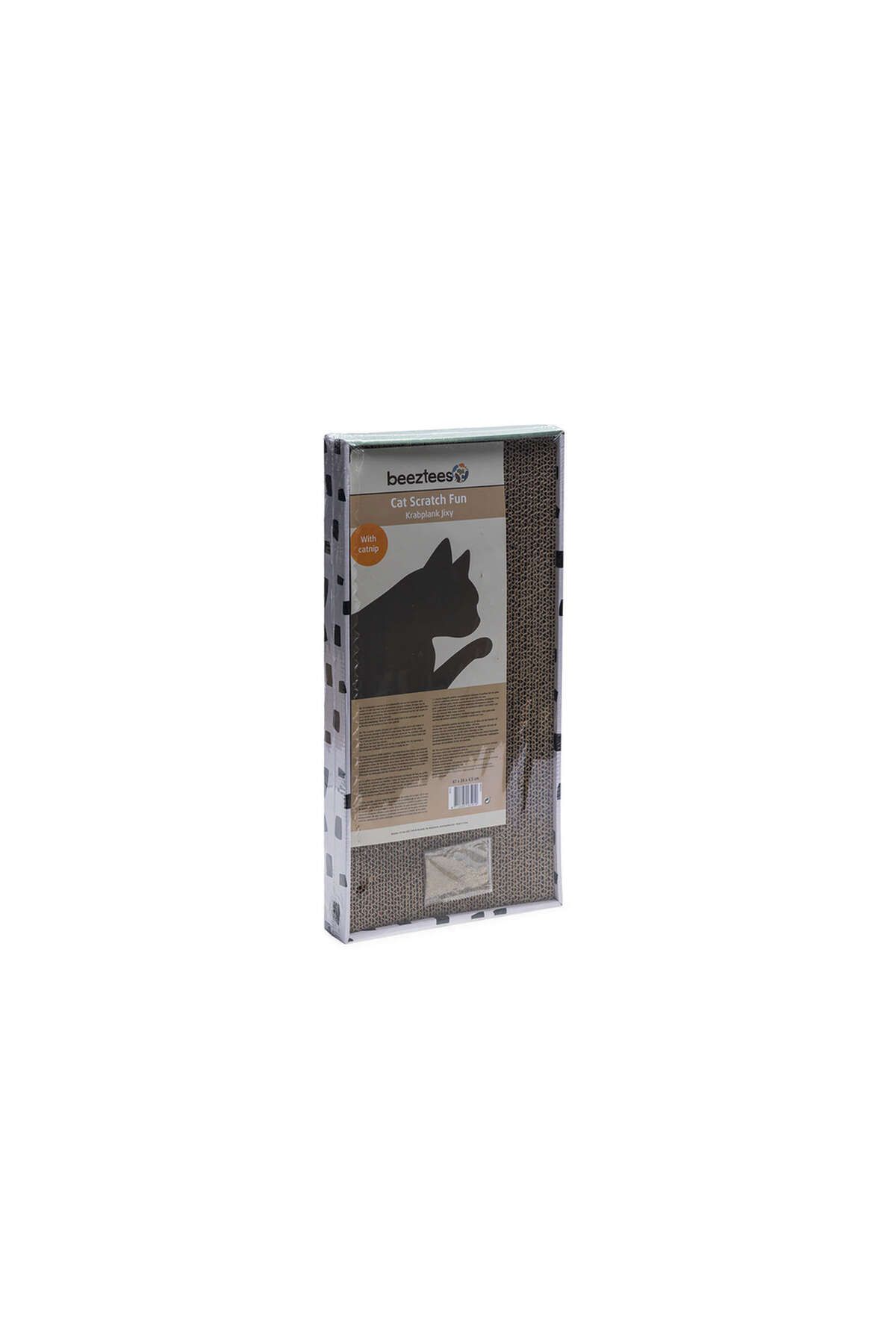 Beeztees-Cat Cardboard Scratching Box and Catnip, 47X24X4,5Cm Almla 6