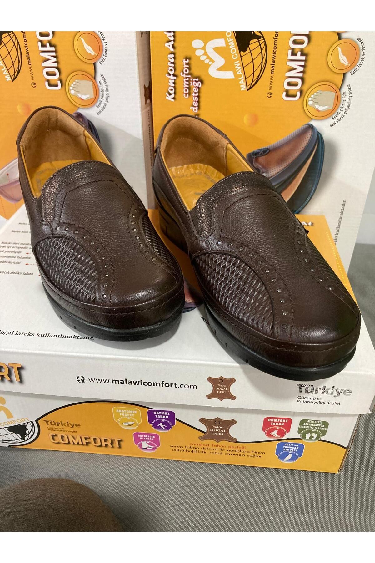 kismet kundura-Mother Shoes Genuine Leather Callous Special 5