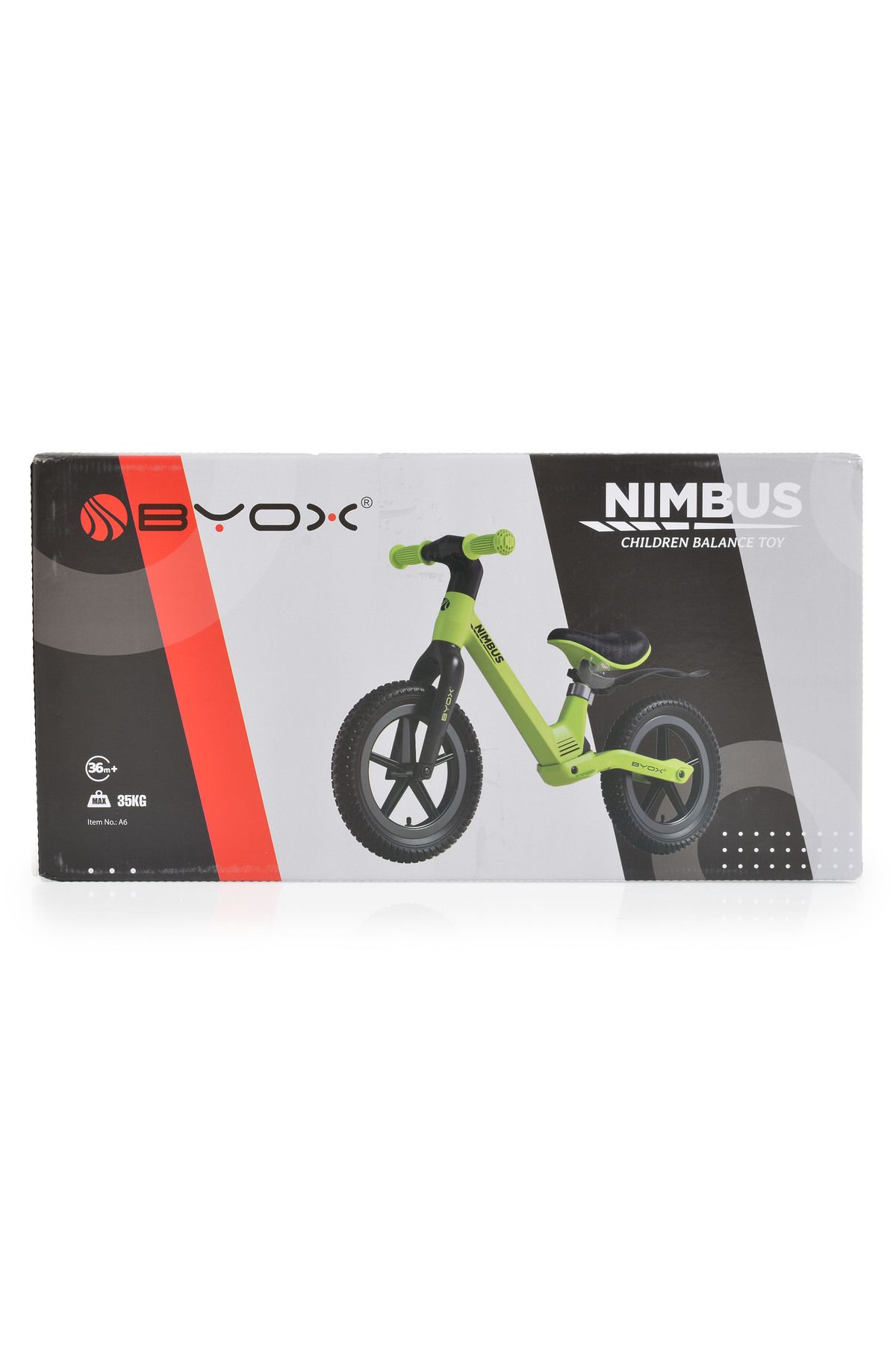 OEM-Bicicleta de Echilibru Byox Nimbus Candy Red 12 Inch, Roti cu efecte luminoase, Scaun reglabil 6