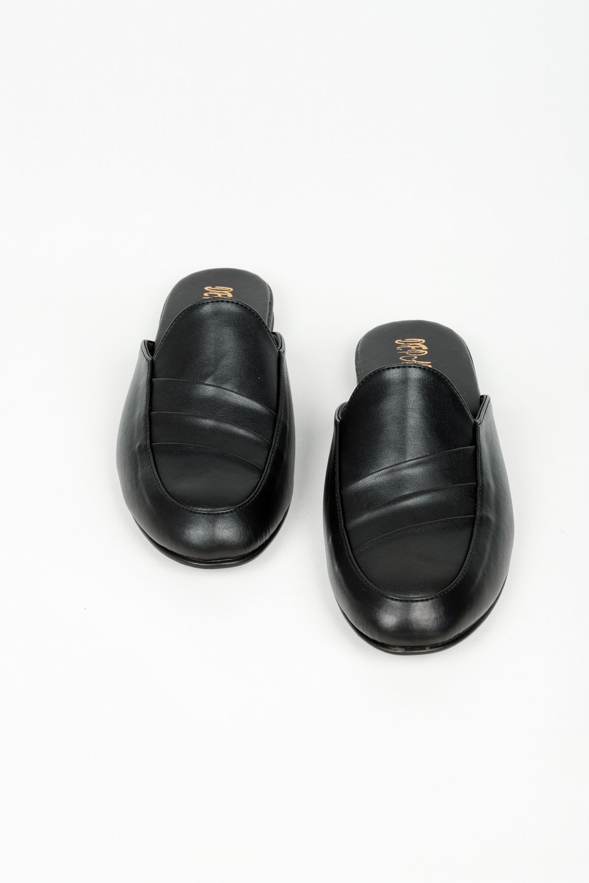 DEPASSE-Black Men's Home Guest Dowry and Groom Slippers 2
