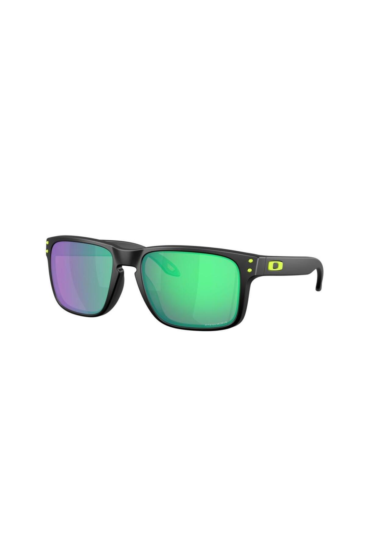 Oakley Holbrook Güneş Gözlüğü 9102AI Matte Black Prizm Road Jade