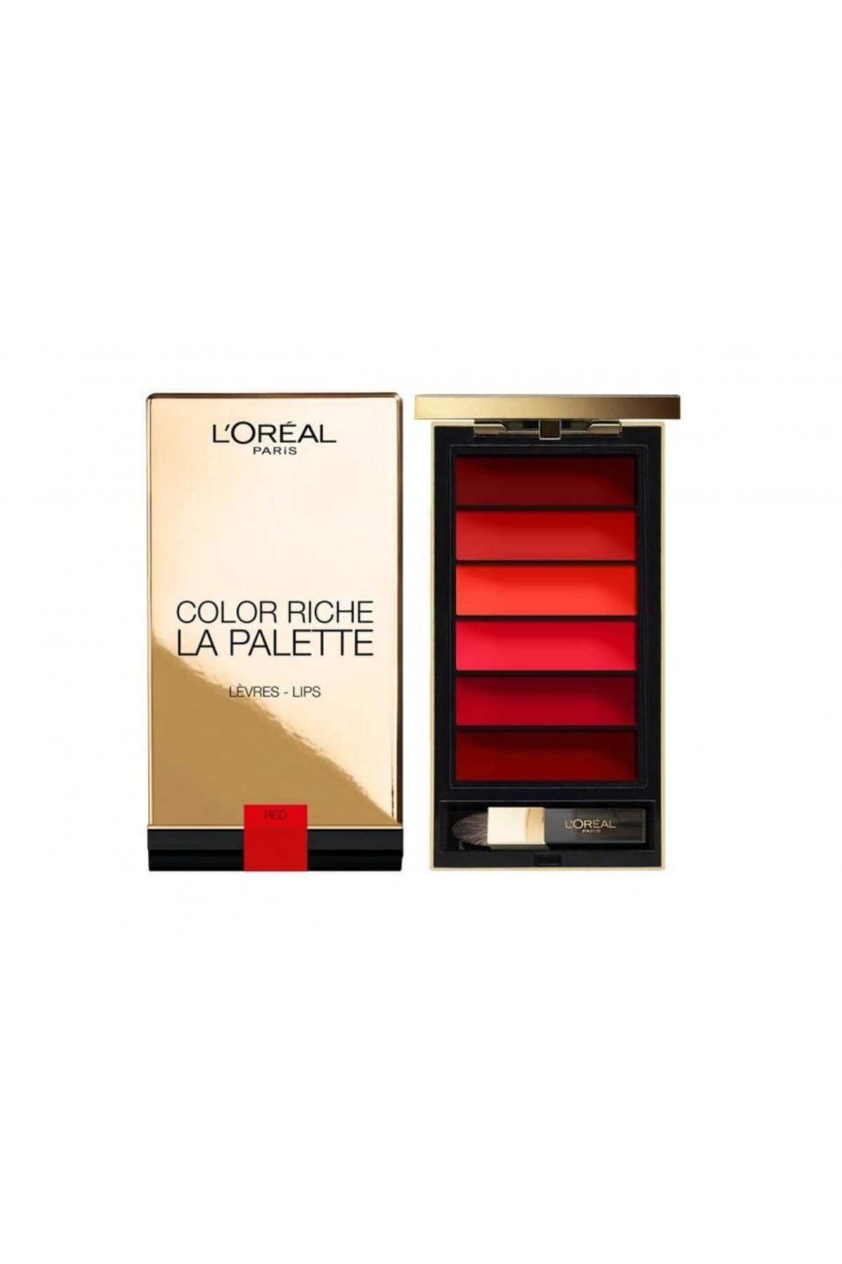 L'Oreal Paris-Loreal Color Riche Lipstick Palette, La Palette, Red, 6 Colors 1