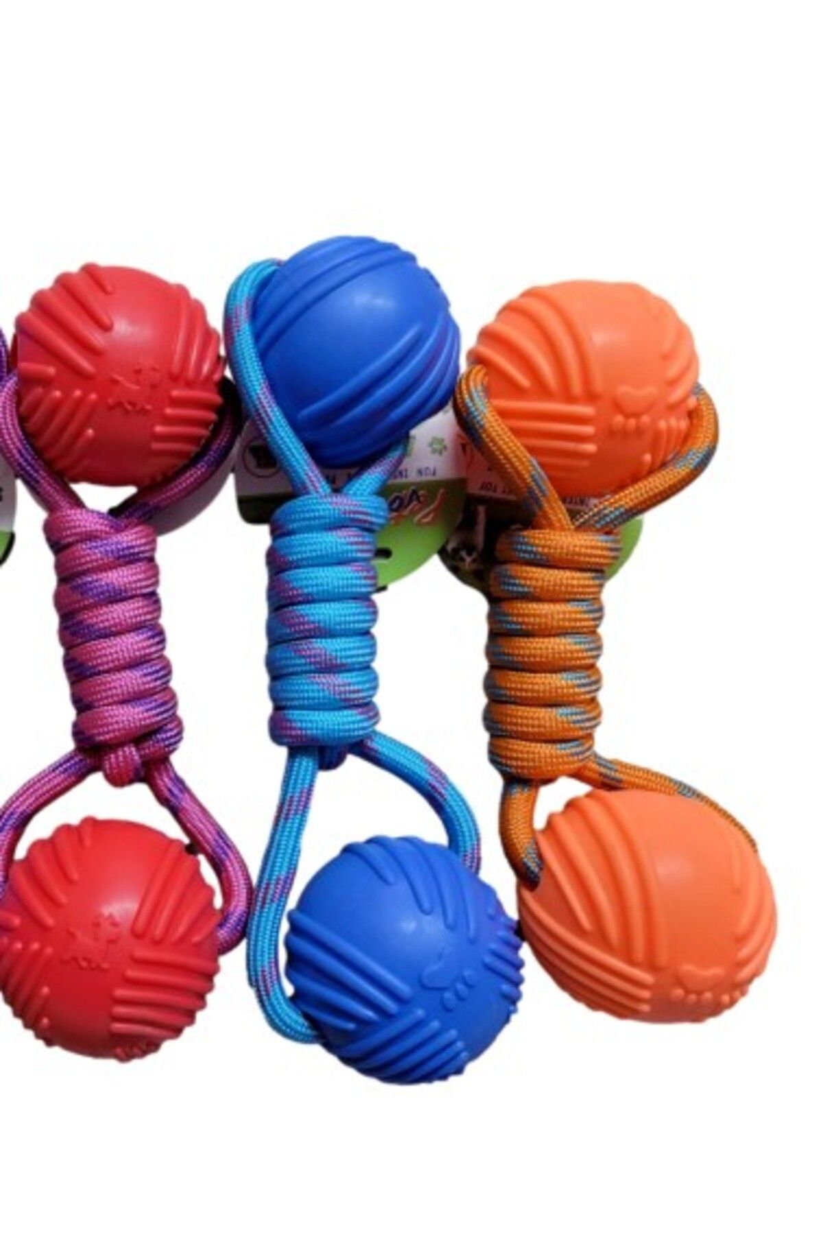 KfksStore Köpekler İçin Dayanıklı Kauçuk Toplu Oyuncak