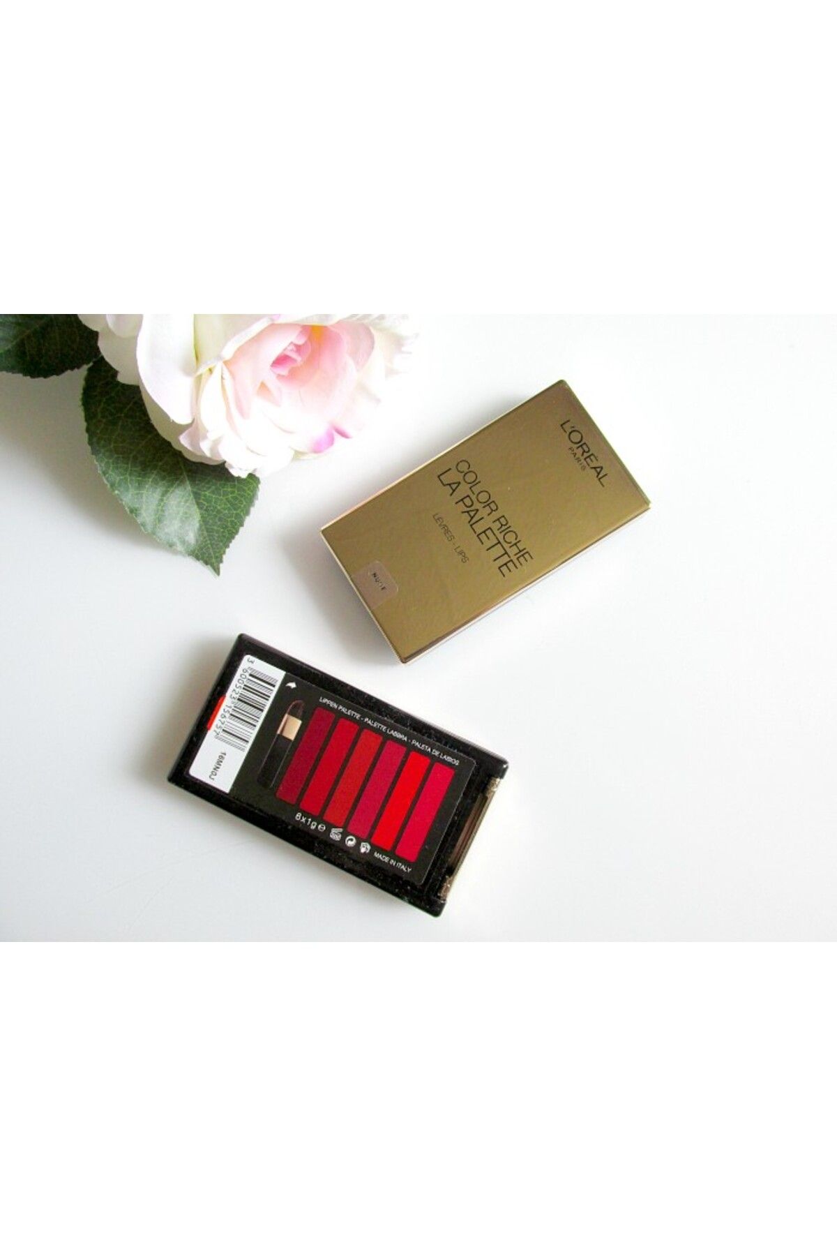 L'Oreal Paris-Loreal Color Riche Lipstick Palette, La Palette, Red, 6 Colors 6