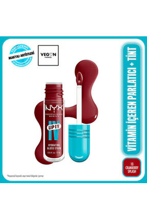 NYX Up Lip IV Dudak Parlatıcısı Tint Cranberry Splash