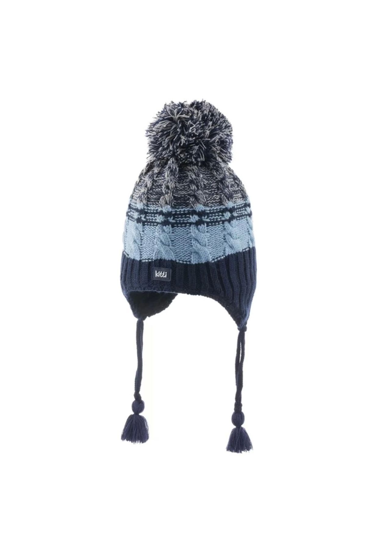 Marsilyan Kitti Bebe Erkek Kulaklı Bere (1-4 Yaş) K23120-06 Lacivert