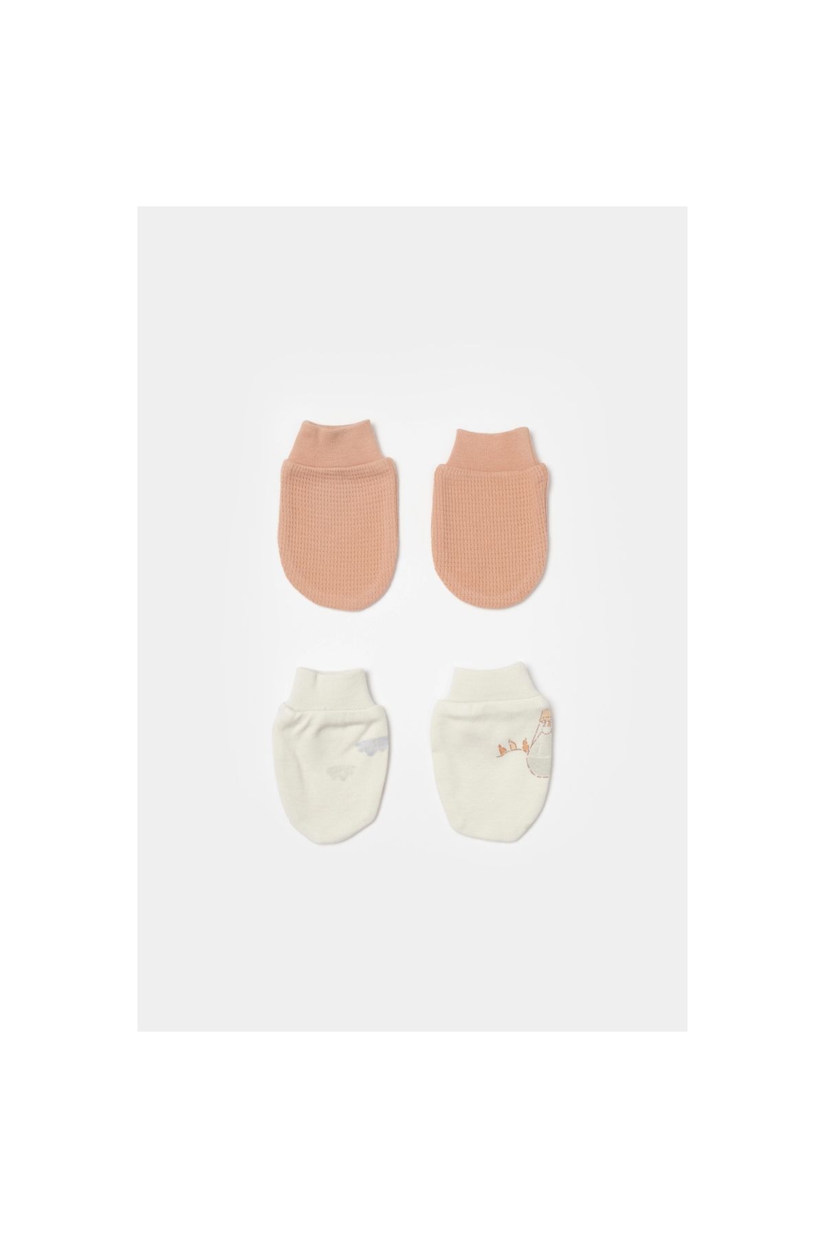 Marsilyan Bibaby Biorganic Teach Me 2'Li Bebe Eldiven 72240 Red