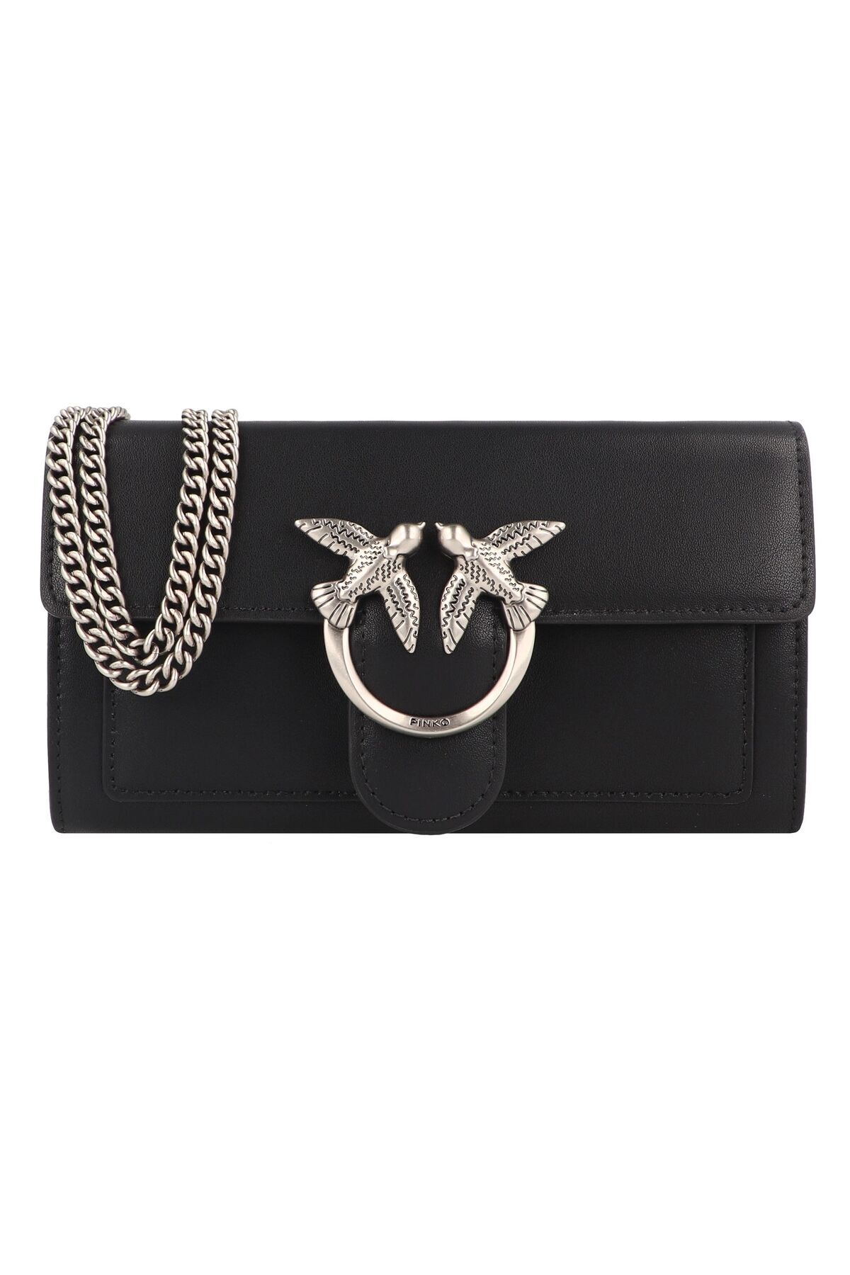 PİNKO Kožená kabelka Love One Clutch Tasche, 19 cm