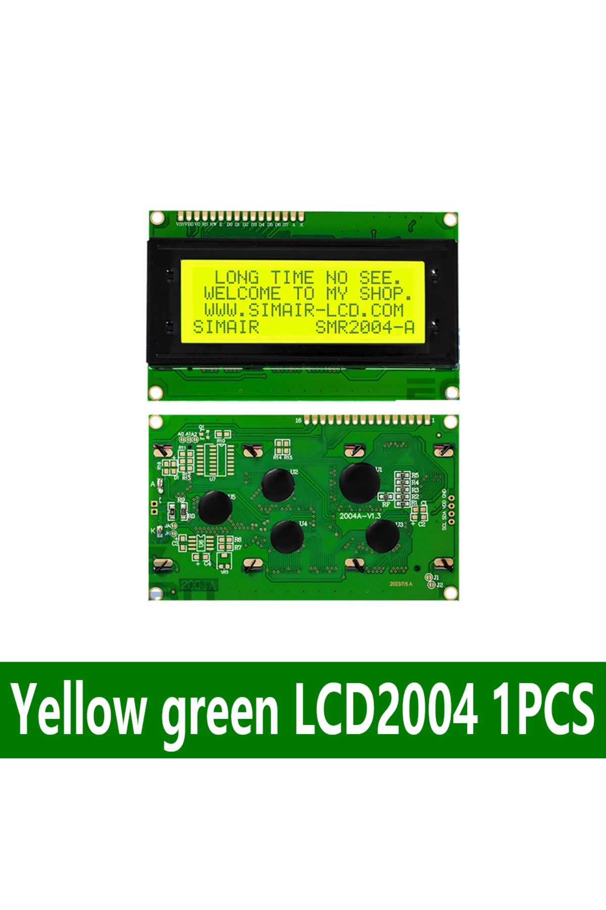 Choice-green lcd2004 1PCS 1PCS LCD2004+I2C 2004 20x4 2004A blue screen HD44780 Character LCD /w IIC/I2C Ser 1