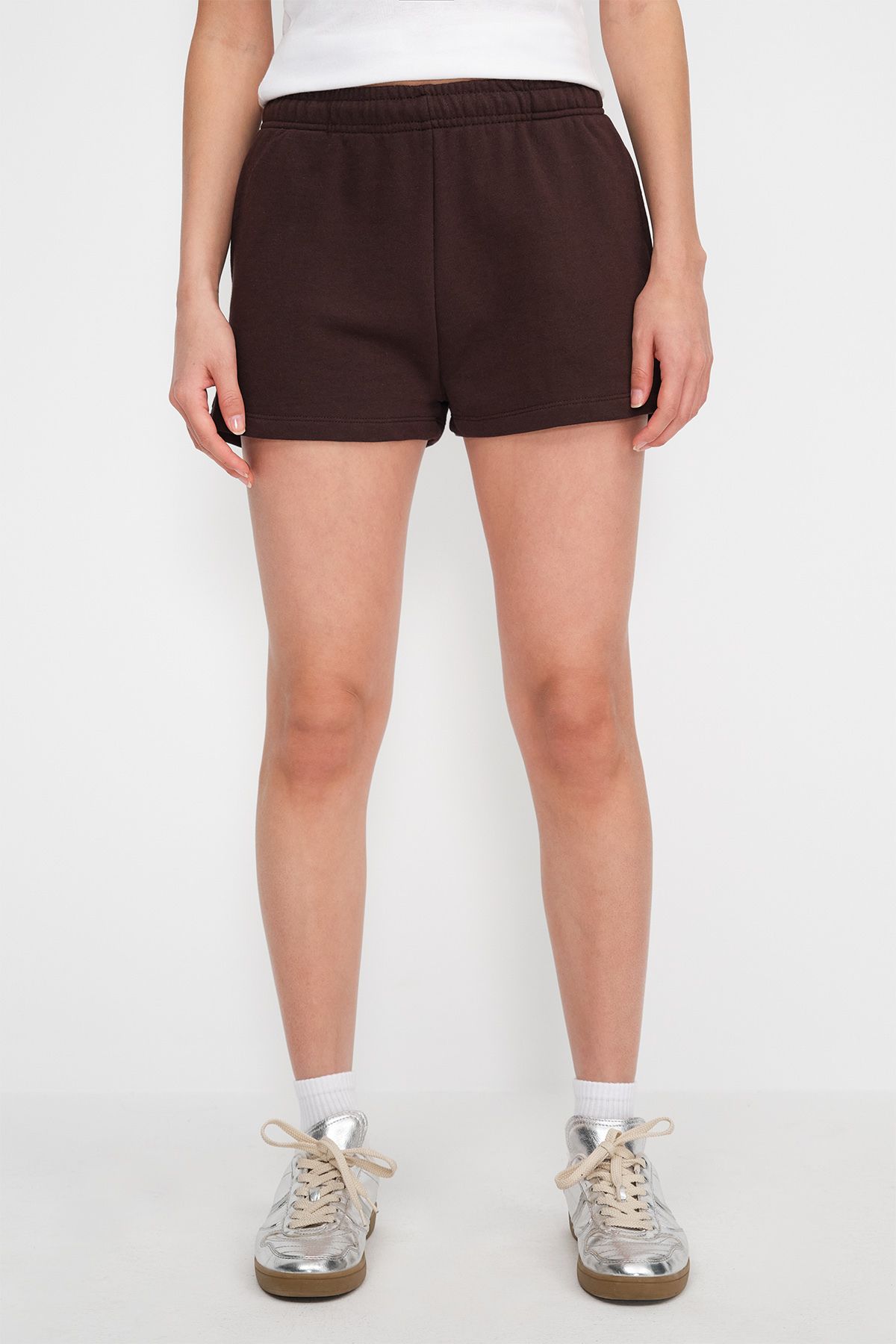 Addax-Shorts with Elastic Waist and Pockets Ş1010-N12 2
