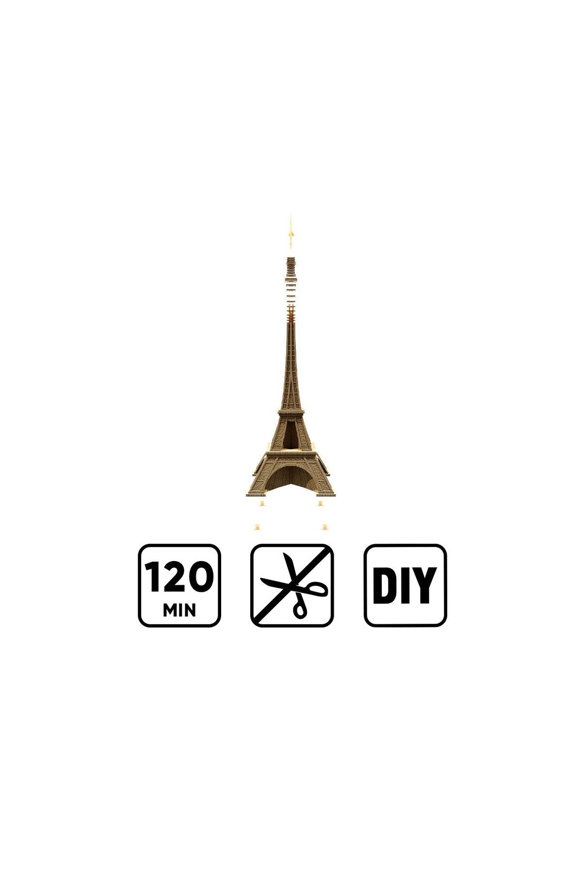 ROKR-3D Puzzle, EIFFEL TOWER, Cardboard, 224 pieces 7