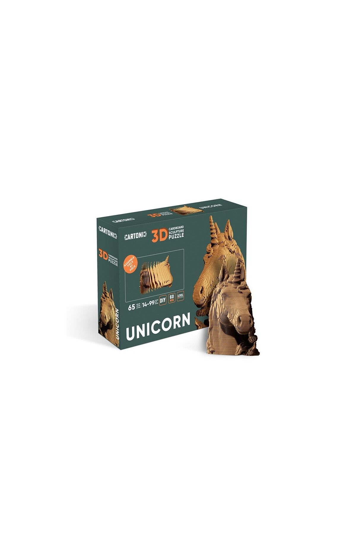 ROKR-3D Puzzle, UNICORN, Cardboard, 65 pieces 5