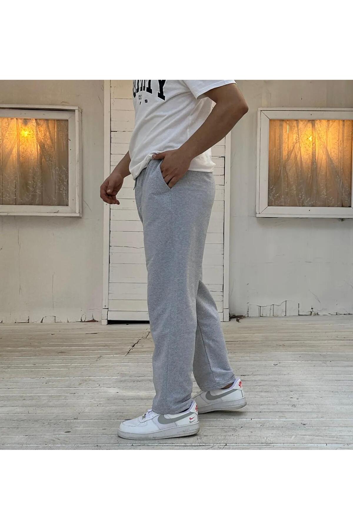 UYN SPORT Rahat Kalıp Baggy Düz Paça Eşofman Altı görsel 2