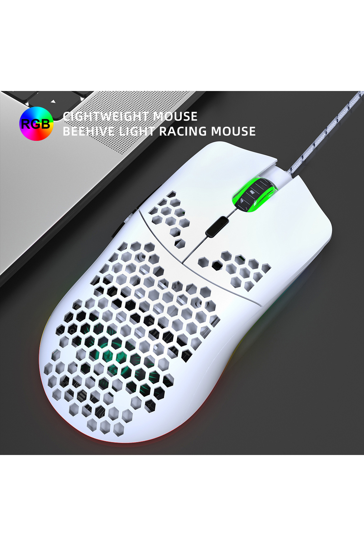 HXSJ-V700 61 Key RGB Wired Gaming Keyboard and J900 USB Wired Gaming Mouse Set 8