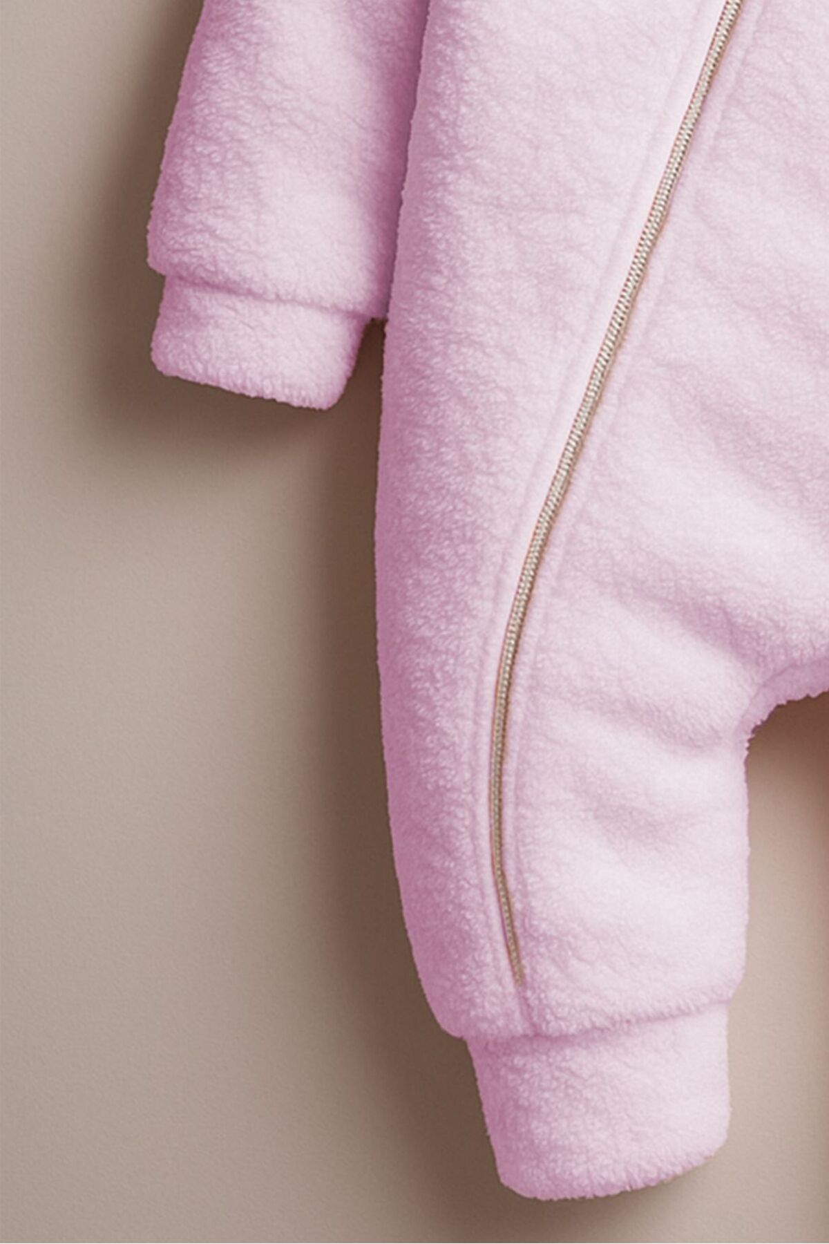 ipek atlas Kız Erkek Bebek Ve Çocuk Fermuarlı Peluş Tavşan Tulum fotoğrafı 3 (önizleme)