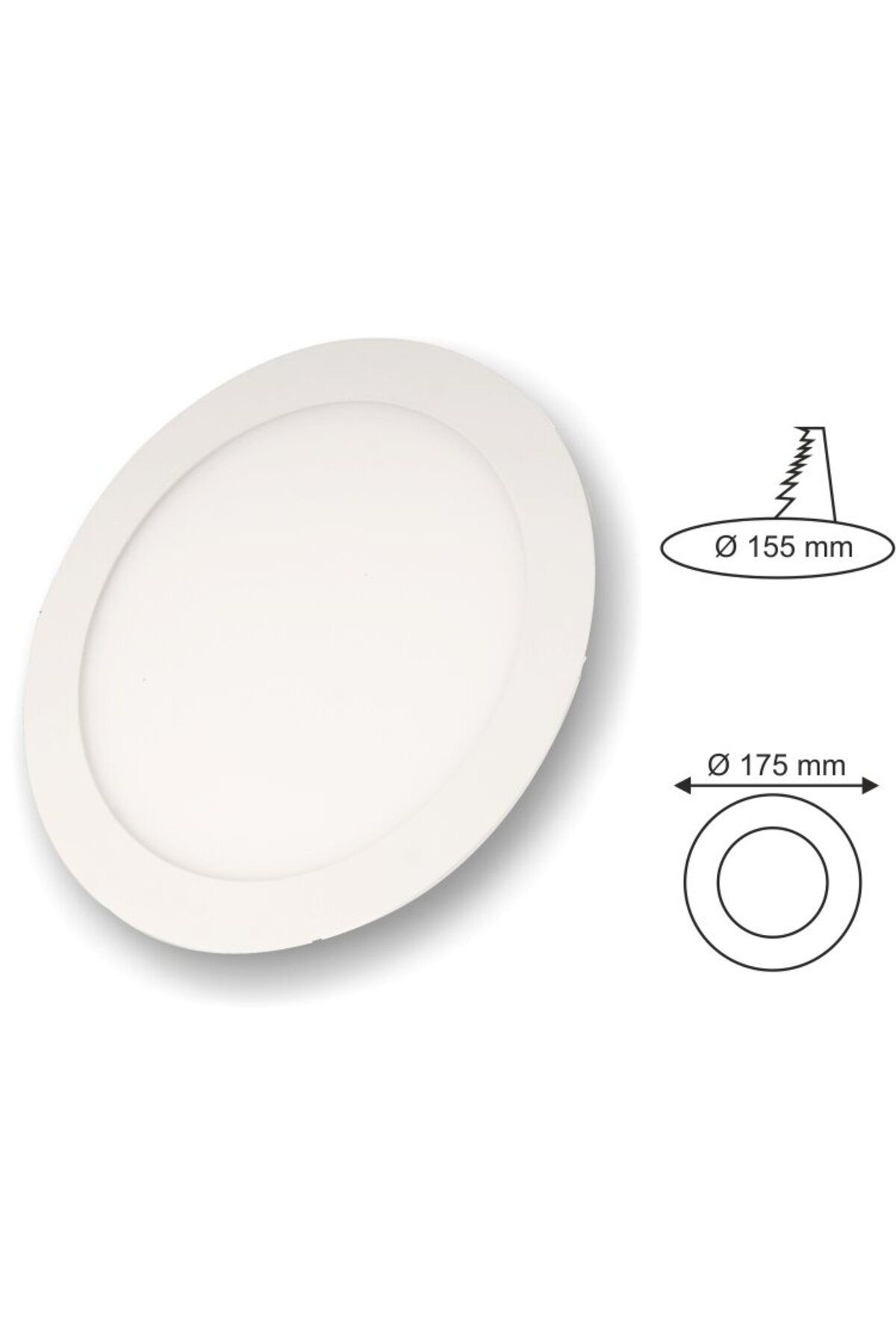 15w Günışığı Led Panel Armatür