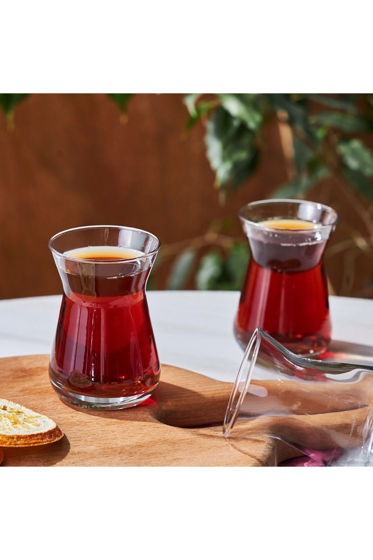 Karaca-Karaca Irem 6-teiliges Teetassen-Set - Hochwertige Gläser für Anspruchsvollen Teegenuss, Eleganz und 2