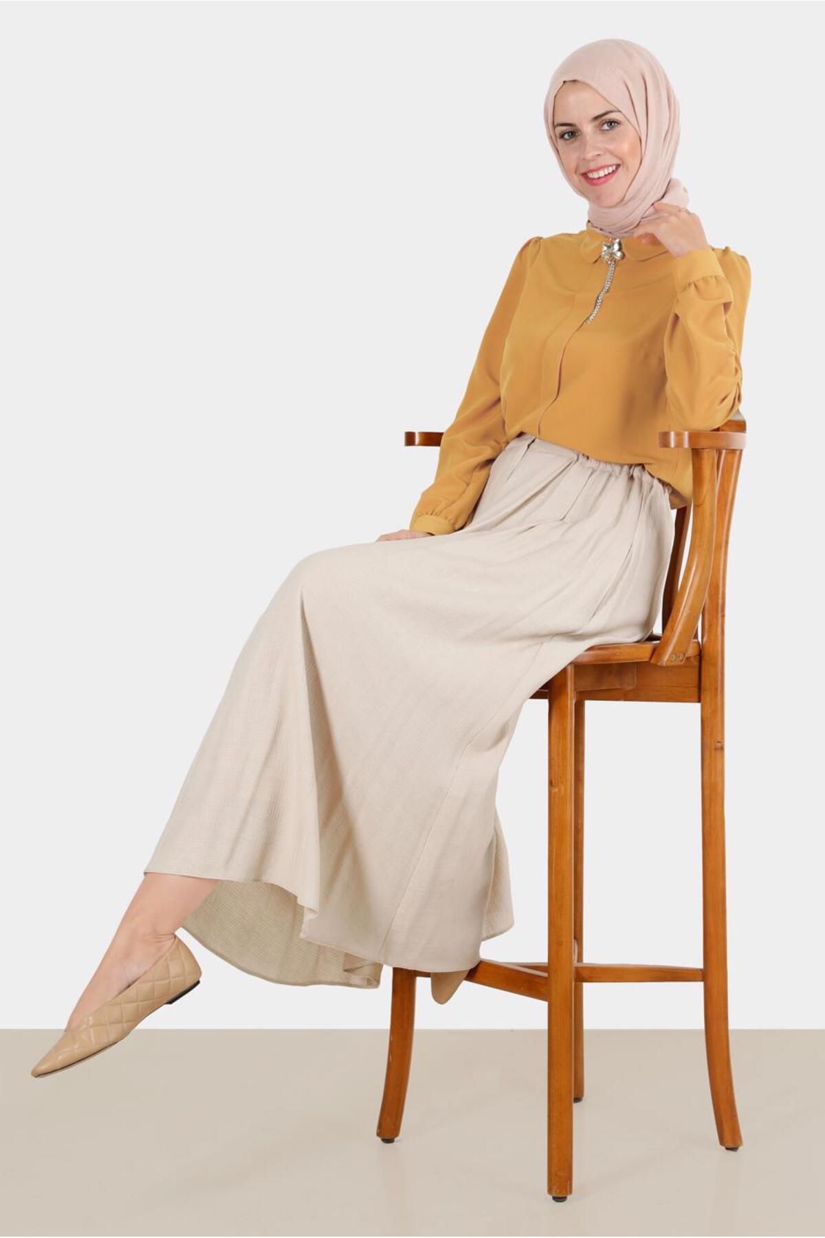 بلوز سنجاق دار 42830 Alvina
