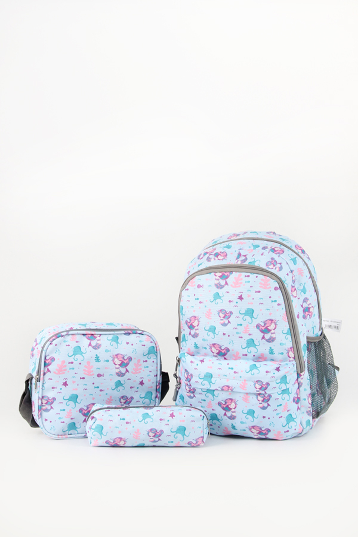 Triple School Bag Set Plcan2079 321 Unicorn White
