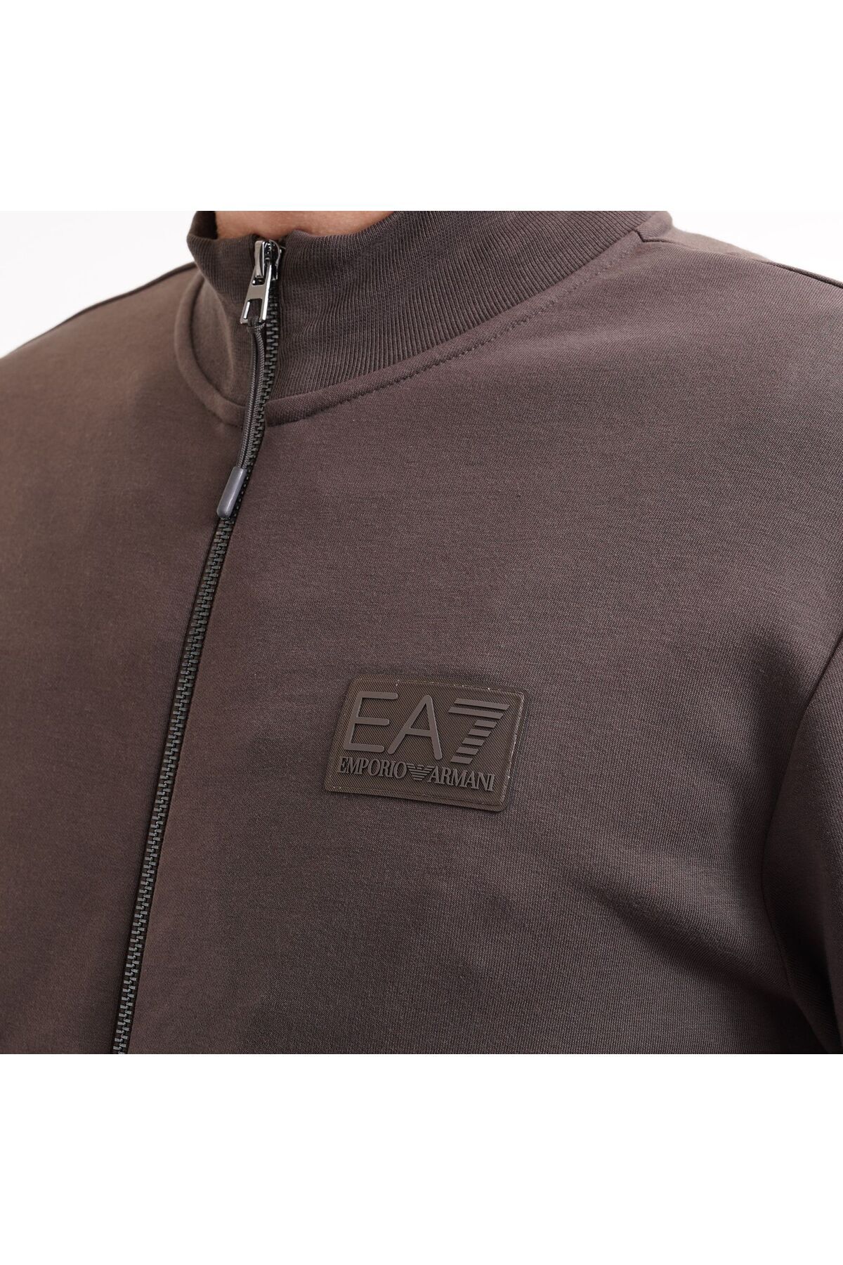 EA7 Emporio Armani-EMPORIO ARMANI EA7 men's sweatshirt TRAIN LUX M T-TOP FZ COPL ST - 7M000093AF12116U6139 4