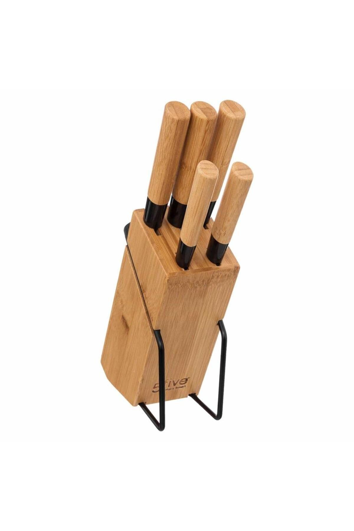5FIVE-5 Five Knife Set W/Stand (6 Pc.) 2