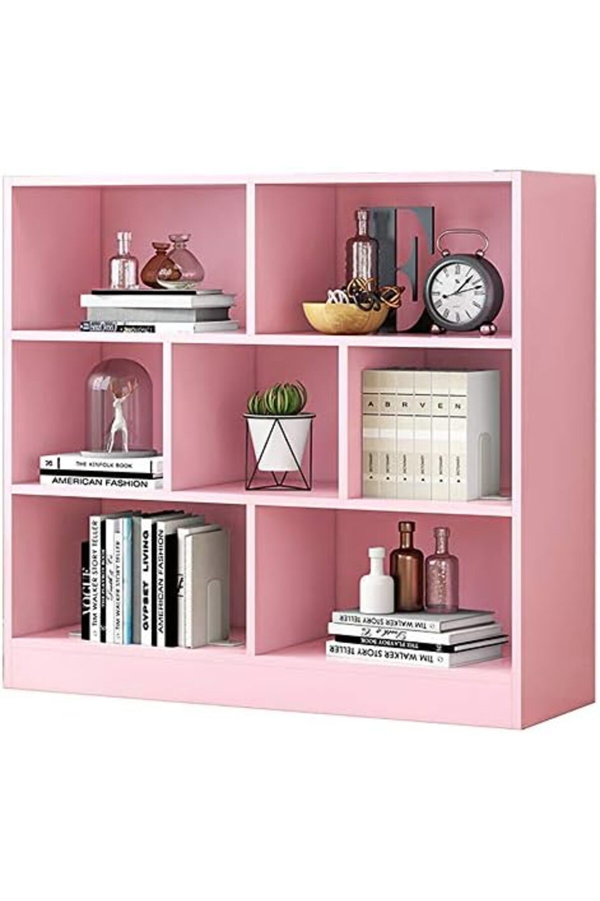 Generic-Pvc Book Shelf Bookcase Cabinet With Multiple Shelves For Living Room, Bedroom, Office 1