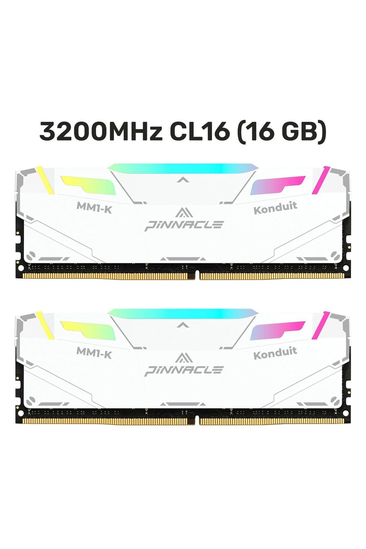 Timetec-Pinnacle Pkmd4U32C16Chw16G 16Gb Ddr4 3200Mhz 2Rx8 Cl16 Rgb Desktop Ram 7