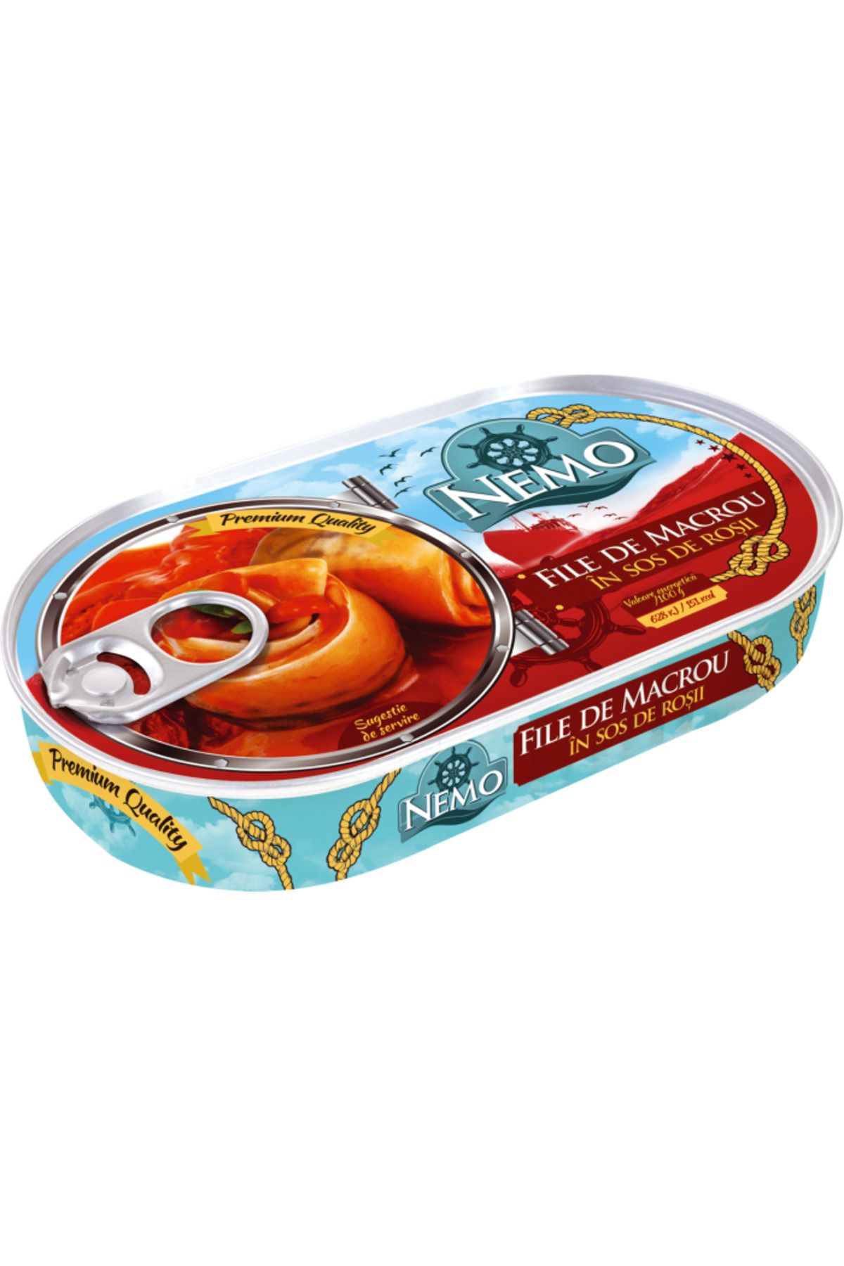 Nemo File De Macrou In Sos De Rosii, 170 Gr, Nemo - One Size
