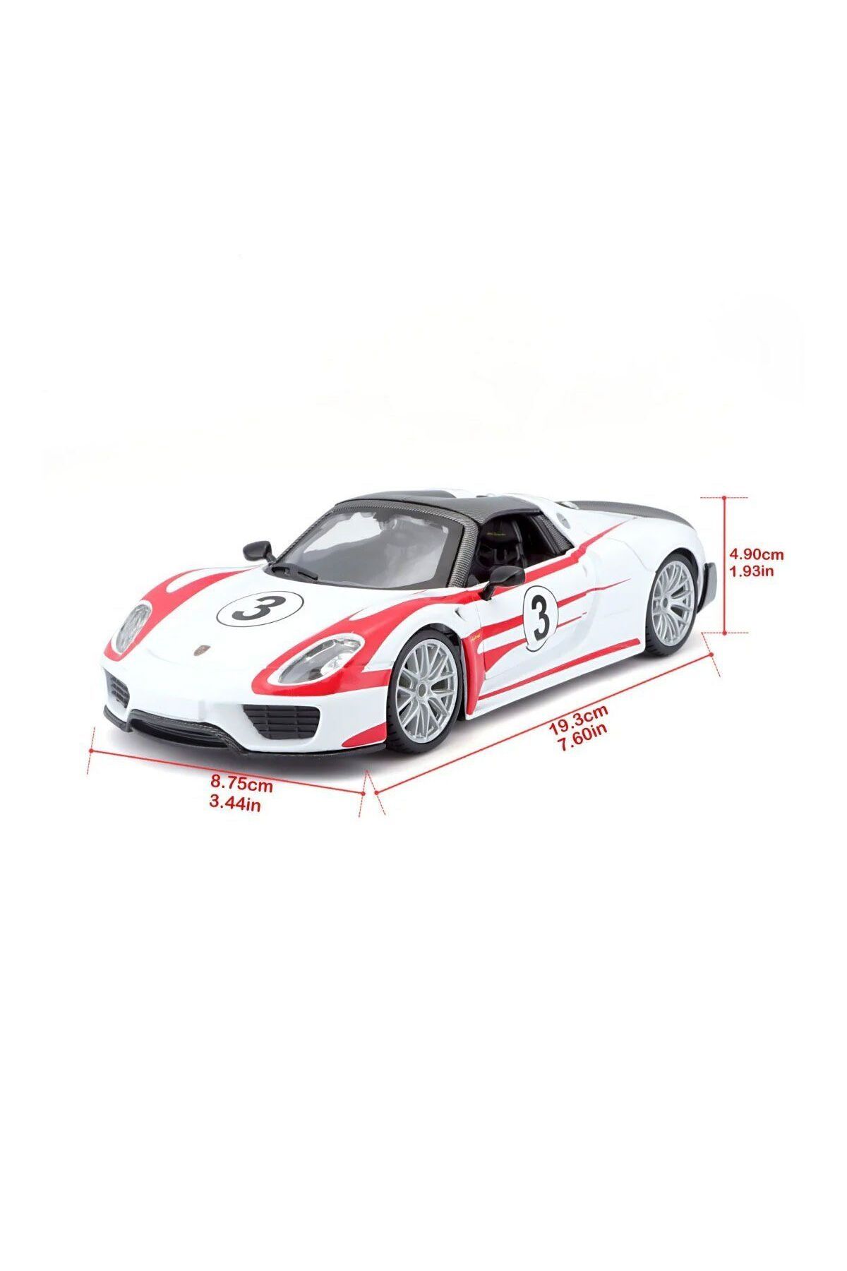 opencart Yeni Opencart 28009 Burago Porsche 918 Spyder 1:24 Model Araba !!!