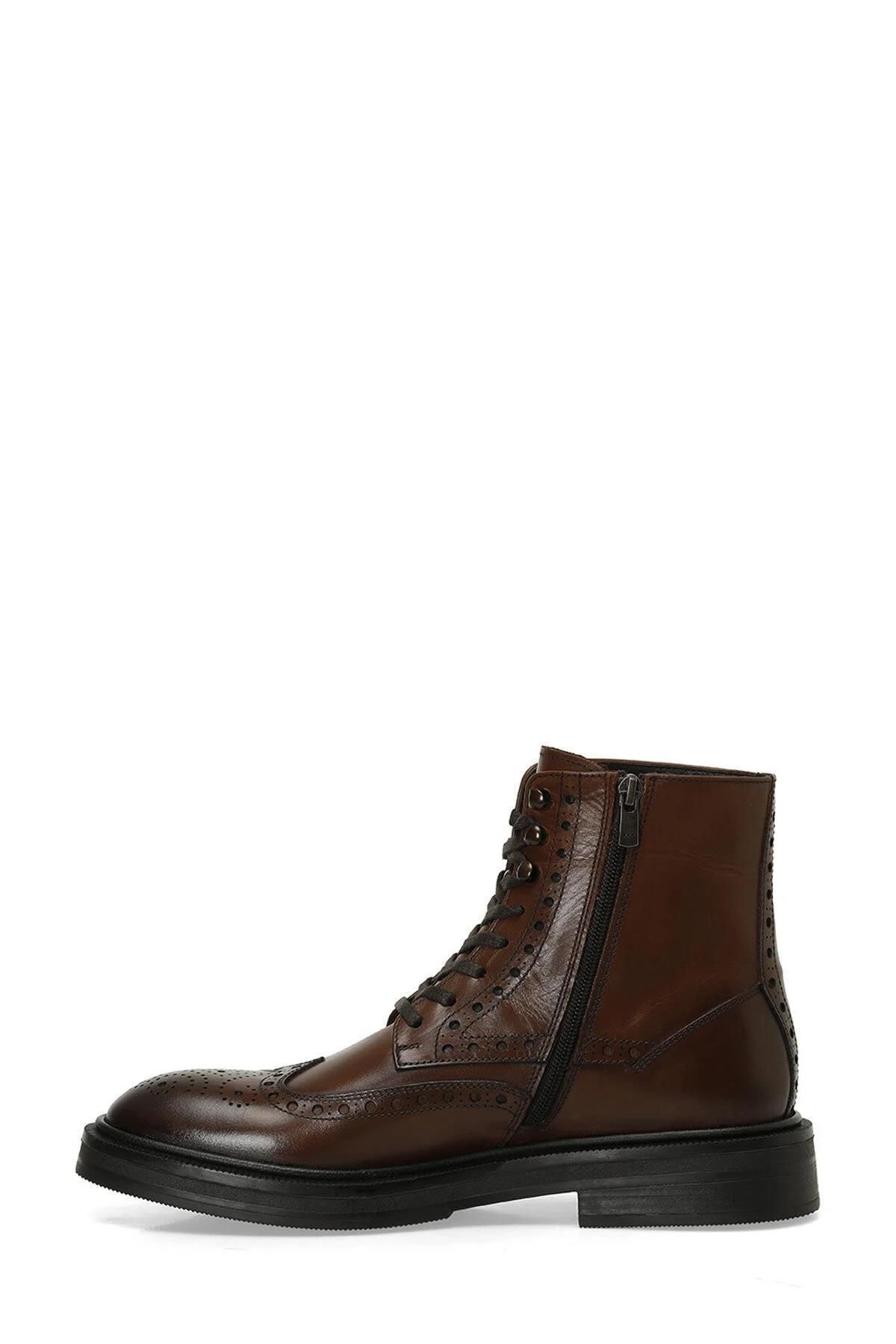 İnci-İnci Minsk Tan Men's Genuine Leather Classic Boots 3