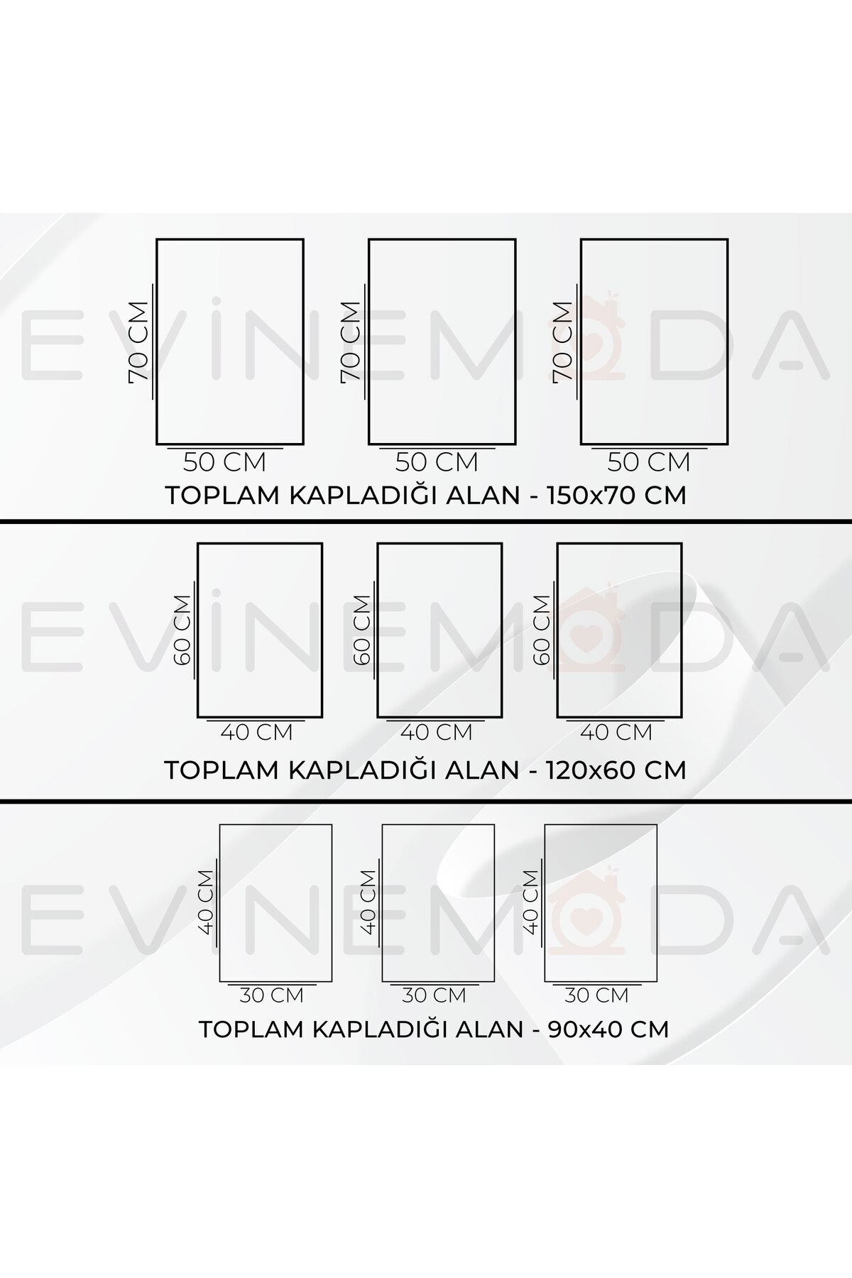 Evinemoda-Floare 3 buc. Floare 3 buc. Masa cu oglinda din plexiglas 2