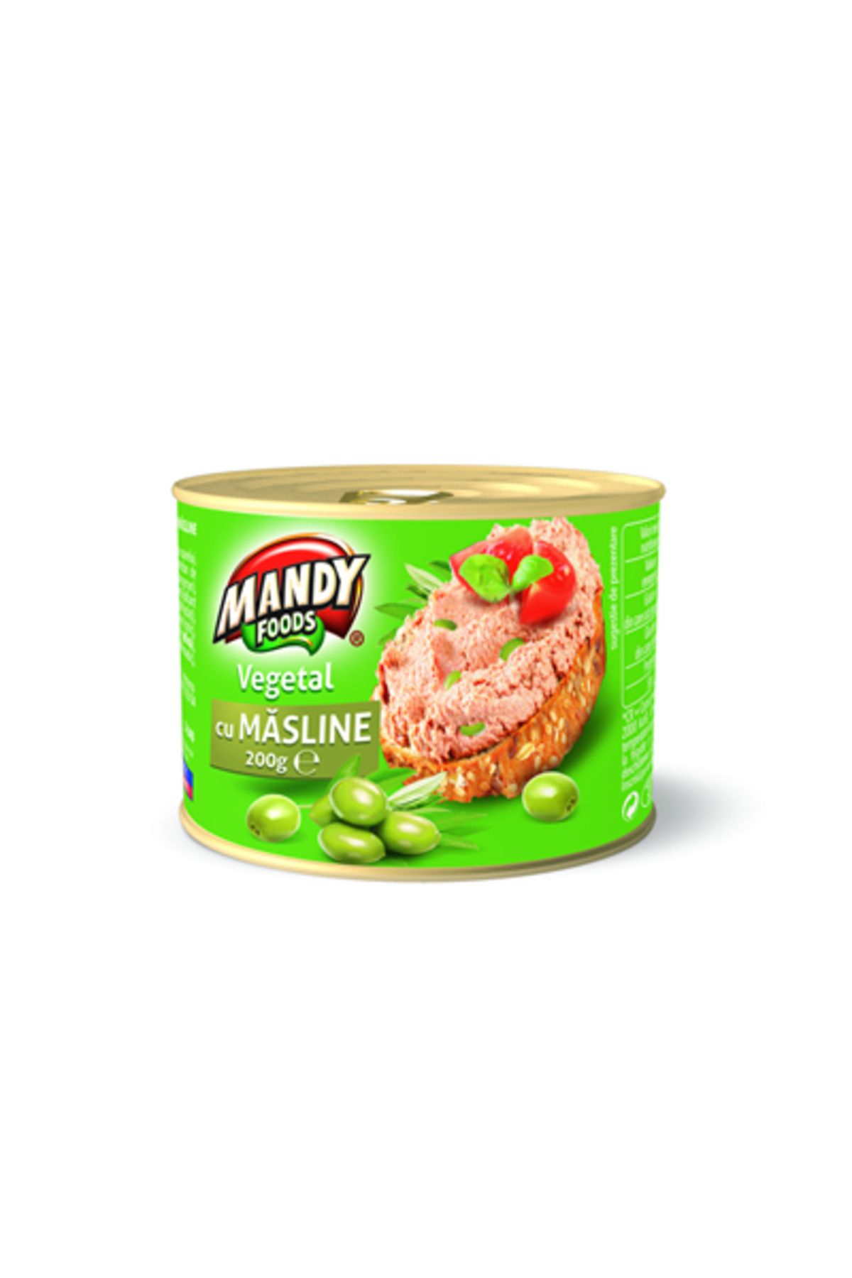MANDY Pate De Legume Cu Masline, Mandy, 6 X 200 G - One Size